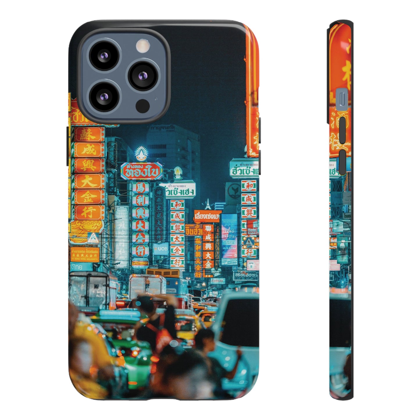 Neon Nightlife Wallpaper Phone Case | iPhone 15 Plus/ Pro, 14, 13, 12| Google Pixel 7, Pro, 5| Samsung Galaxy S23 All Major Phone Models