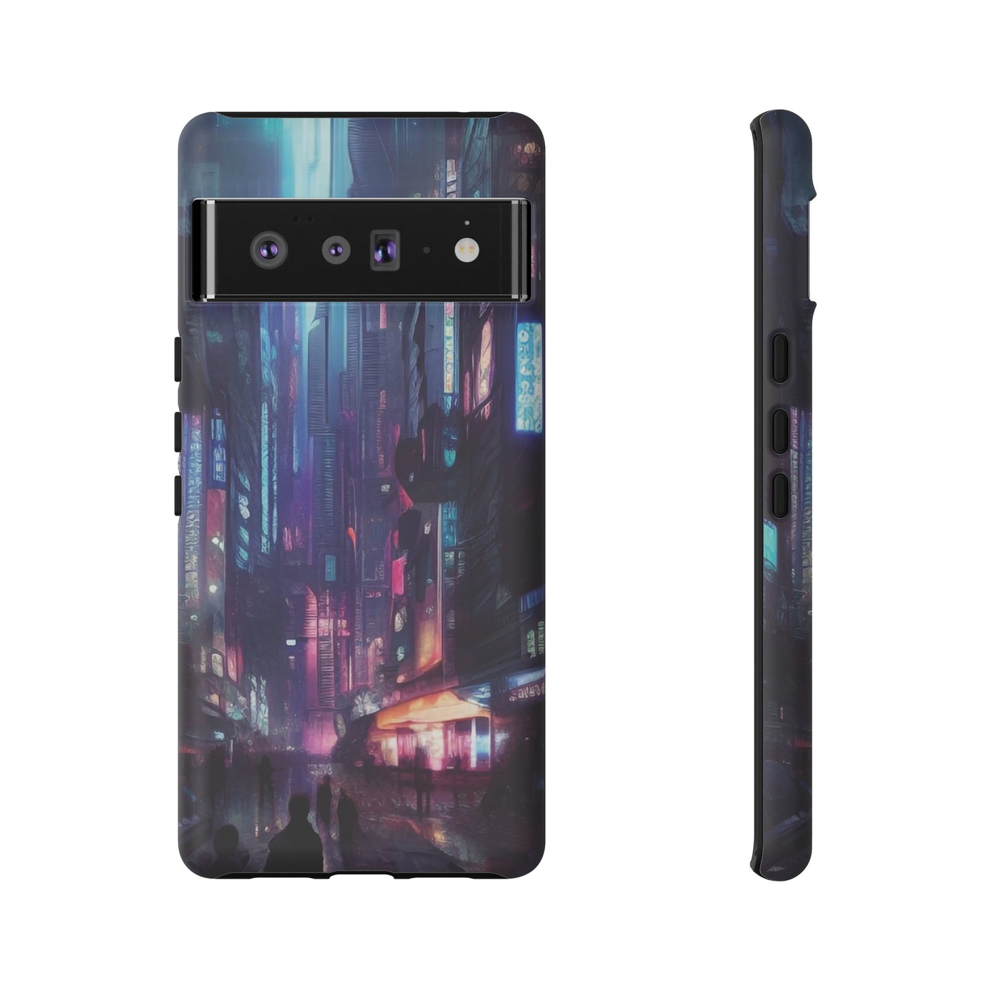 Futuristic Sci-Fi City Wallpaper Phone Case | iPhone 15 Plus/ Pro, 14, 13, 12| Google Pixel 7, Pro, 5| Samsung Galaxy S23 All Major Phone Models