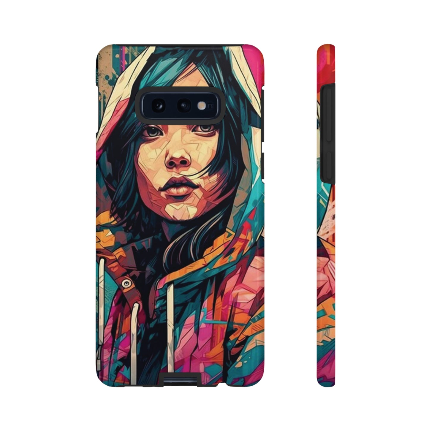 Girl Painting Wallpaper Phone Case | iPhone 15 Plus/ Pro, 14, 13, 12| Google Pixel 7, Pro, 5| Samsung Galaxy S23 All Major Phone Models