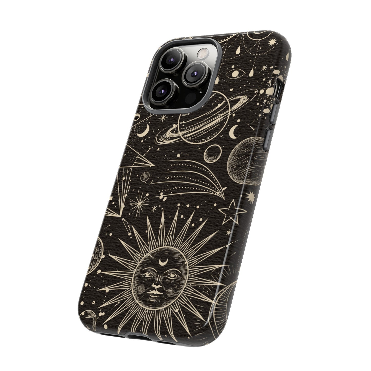 Golden Universe Wallpaper Phone Case | iPhone 15 Plus/ Pro, 14, 13, 12| Google Pixel 7, Pro, 5| Samsung Galaxy S23 All Major Phone Models