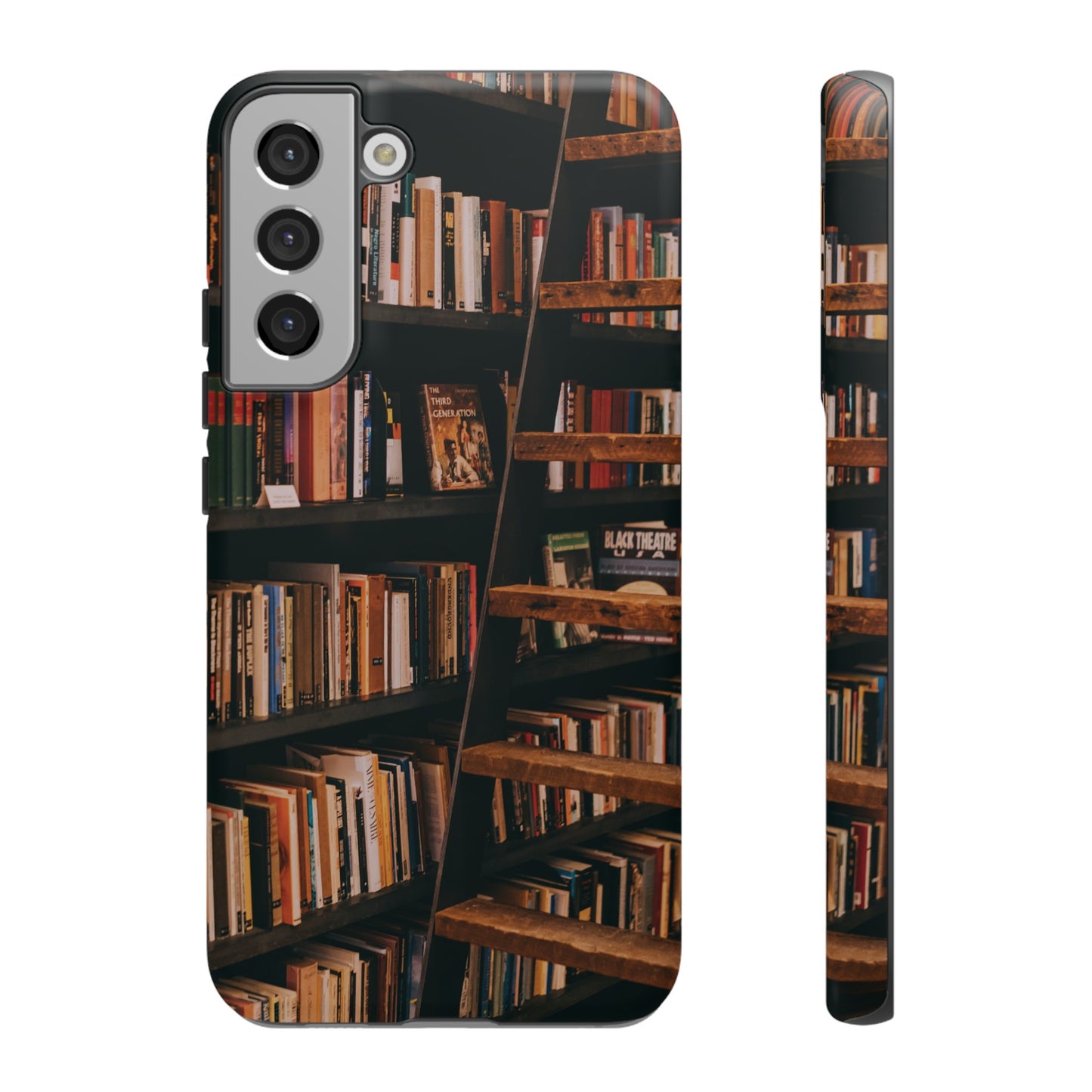 Bookcase Wallpaper Phone Case | iPhone 15 Plus/ Pro, 14, 13, 12| Google Pixel 7, Pro, 5| Samsung Galaxy S23 All Major Phone Models