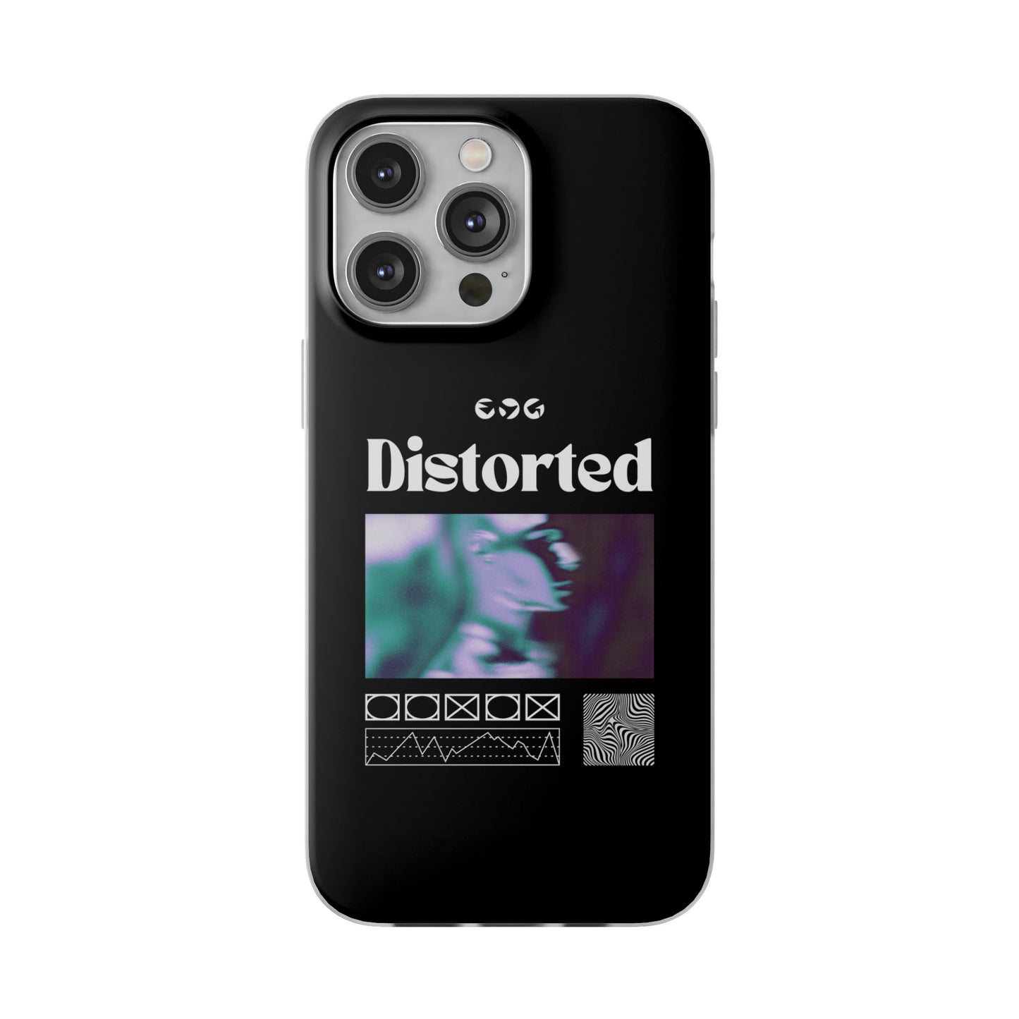 Distorted Phone Case | iPhone 15 Plus/ Pro, 14, 13, 12| Google Pixel 7, Pro, 5| Samsung Galaxy S23 All Major Phone Models