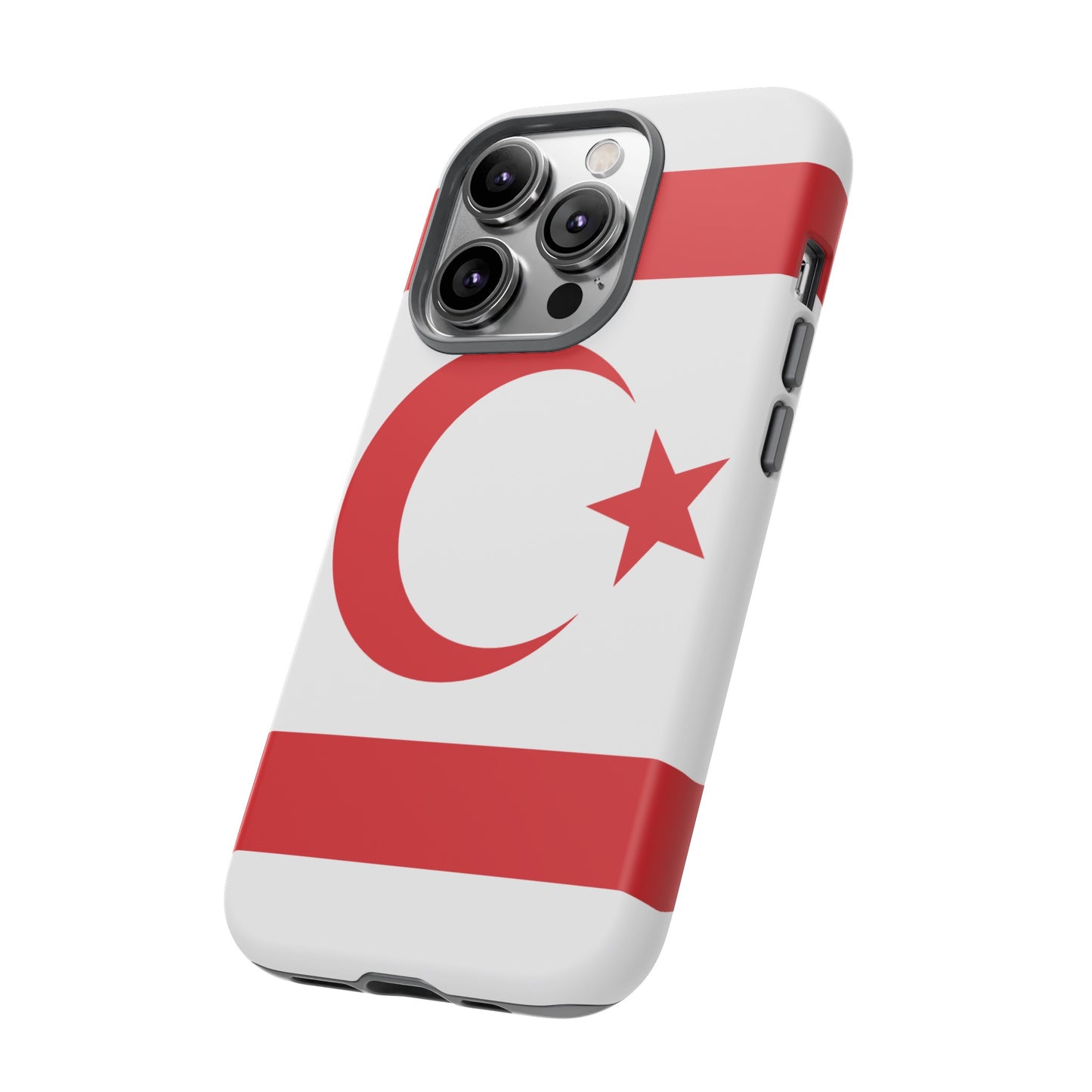 Northern Cyprus Flag Phone Case | iPhone 15 Plus/ Pro, 14, 13, 12| Google Pixel 7, Pro, 5| Samsung Galaxy S23 All Major Phone Models