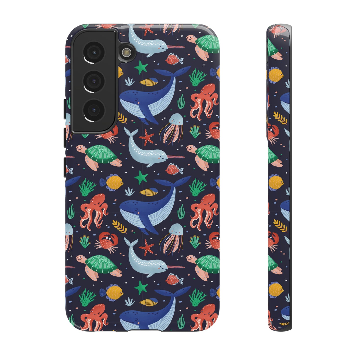 Sea Creatures Wallpaper Phone Case | iPhone 15 Plus/ Pro, 14, 13, 12| Google Pixel 7, Pro, 5| Samsung Galaxy S23 All Major Phone Models