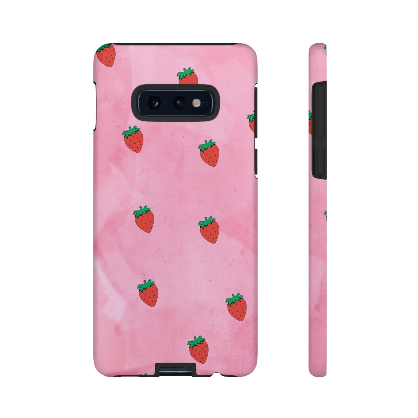 Strawberry Wallpaper Phone Case | iPhone 15 Plus/ Pro, 14, 13, 12| Google Pixel 7, Pro, 5| Samsung Galaxy S23 All Major Phone Models