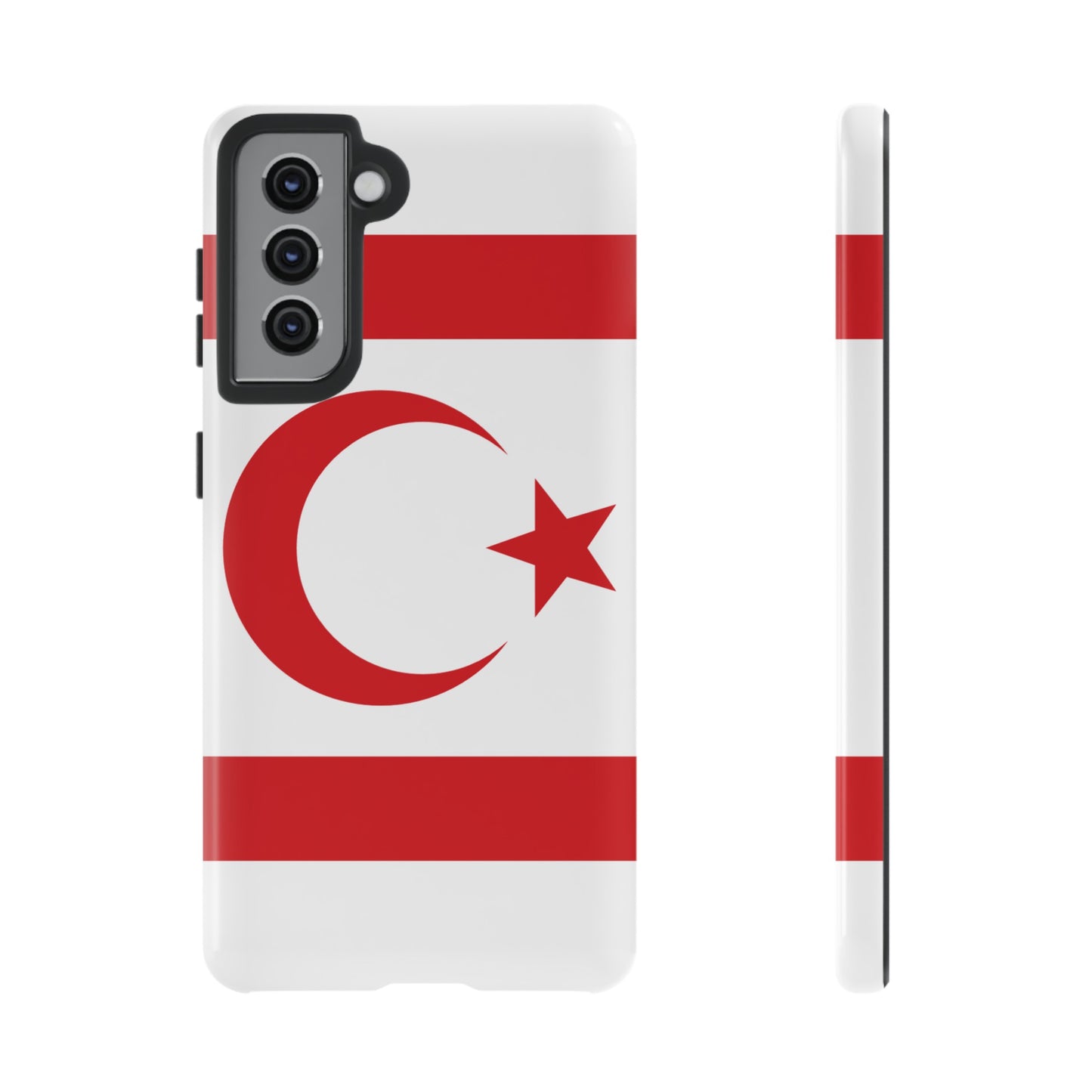 Northern Cyprus Flag Phone Case | iPhone 15 Plus/ Pro, 14, 13, 12| Google Pixel 7, Pro, 5| Samsung Galaxy S23 All Major Phone Models