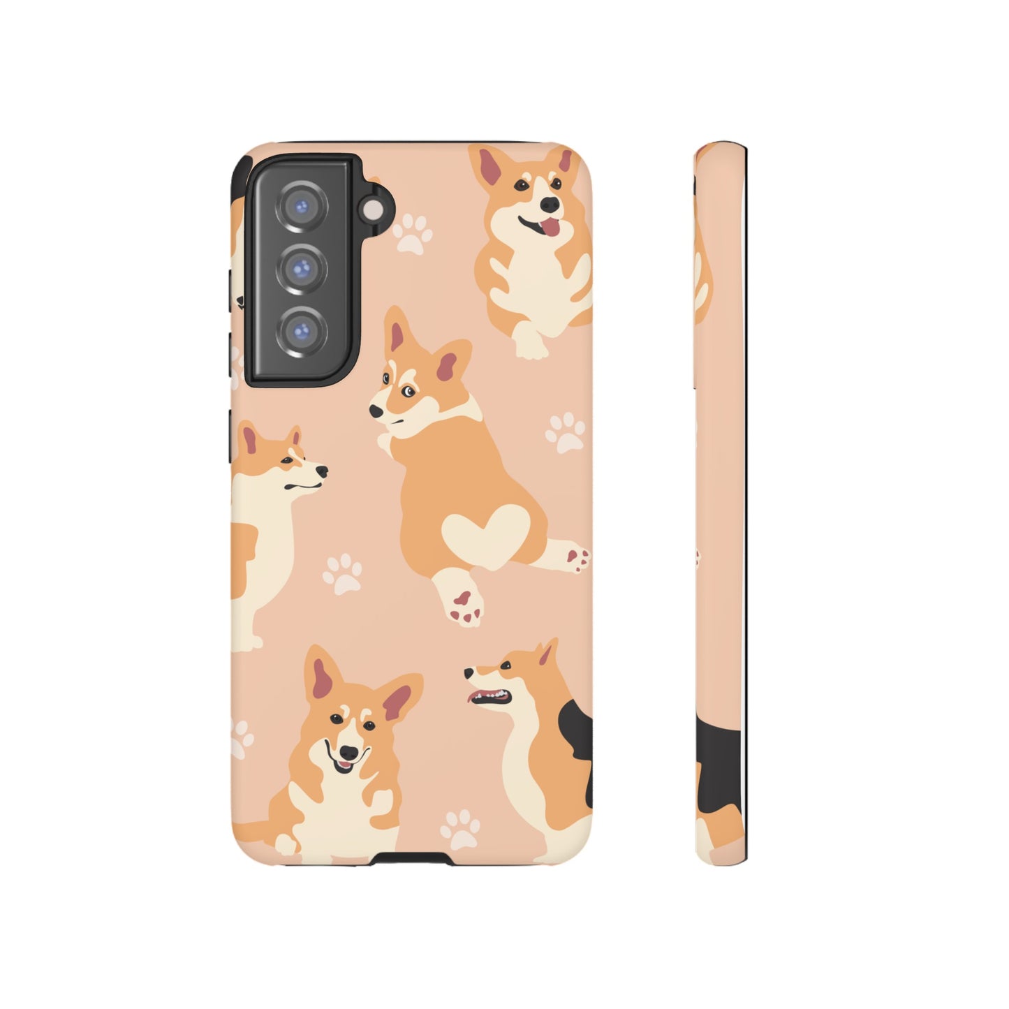 Corgi Wallpaper Phone Case | iPhone 15 Plus/ Pro, 14, 13, 12| Google Pixel 7, Pro, 5| Samsung Galaxy S23 All Major Phone Models