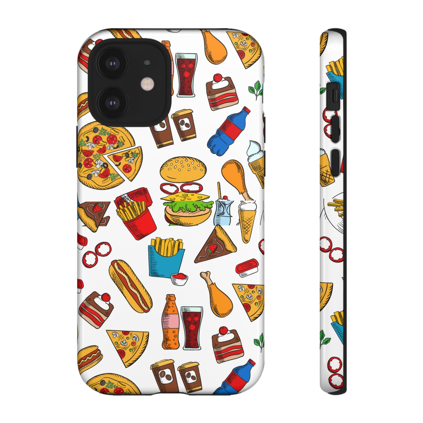 Fast Food Wallpaper Phone Case | iPhone 15 Plus/ Pro, 14, 13, 12| Google Pixel 7, Pro, 5| Samsung Galaxy S23 All Major Phone Models