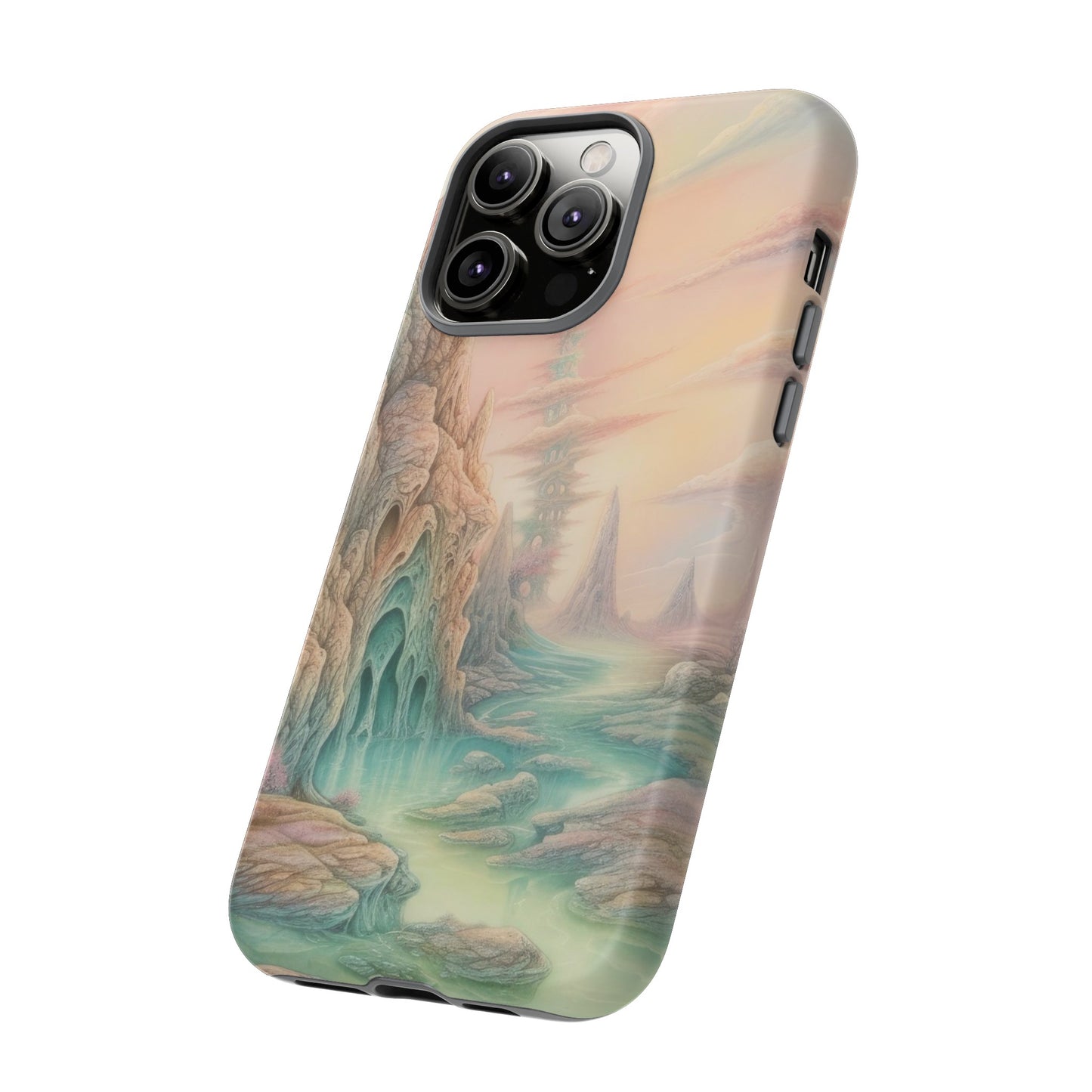 Caves Sci-Fi Wallpaper Phone Case | iPhone 15 Plus/ Pro, 14, 13, 12| Google Pixel 7, Pro, 5| Samsung Galaxy S23 All Major Phone Models