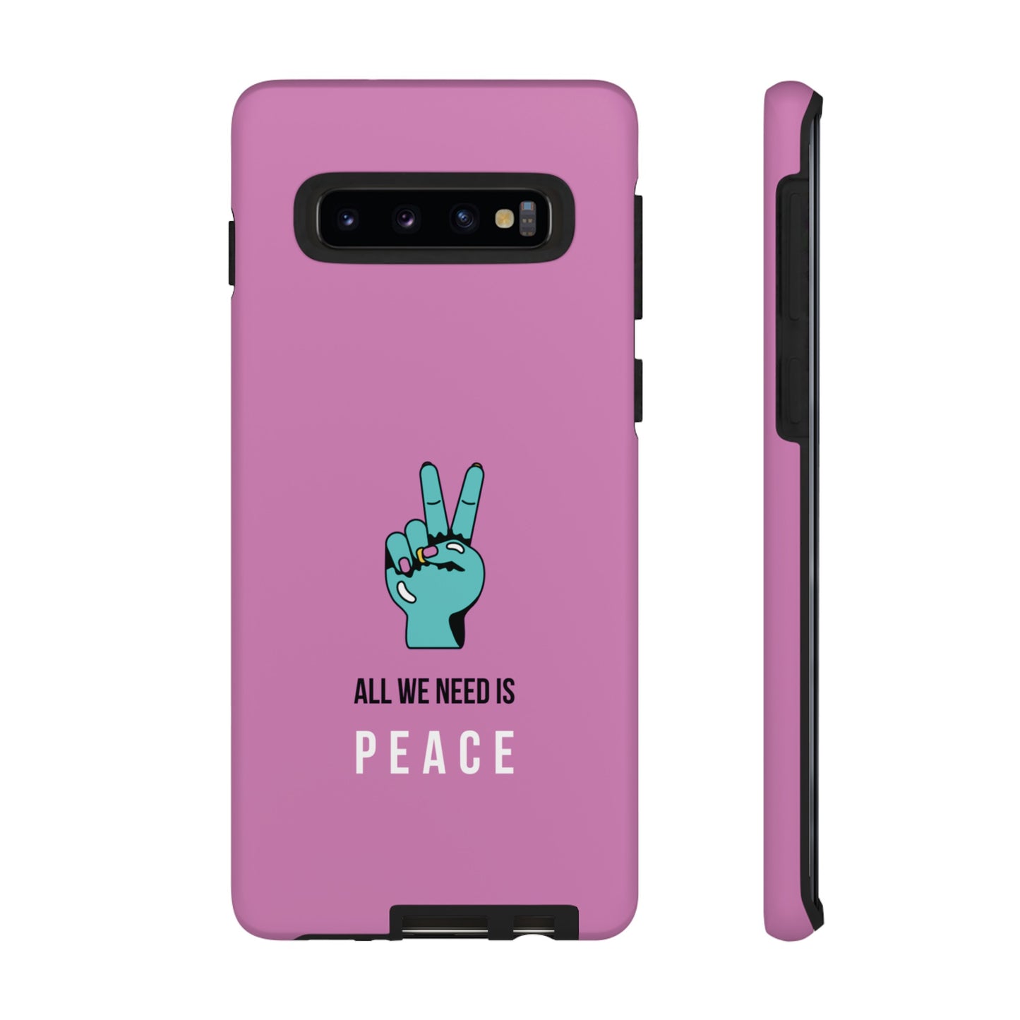 All We Need Is Peace Wallpaper Phone Case | iPhone 15 Plus/ Pro, 14, 13, 12| Google Pixel 7, Pro, 5| Samsung Galaxy S23 All Major Phone Models