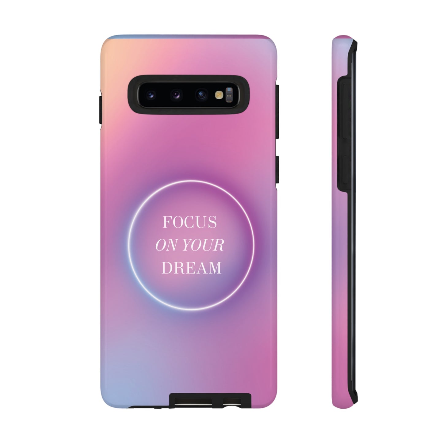 Focus On Your Dream Wallpaper Phone Case | iPhone 15 Plus/ Pro, 14, 13, 12| Google Pixel 7, Pro, 5| Samsung Galaxy S23 All Major Phone Models