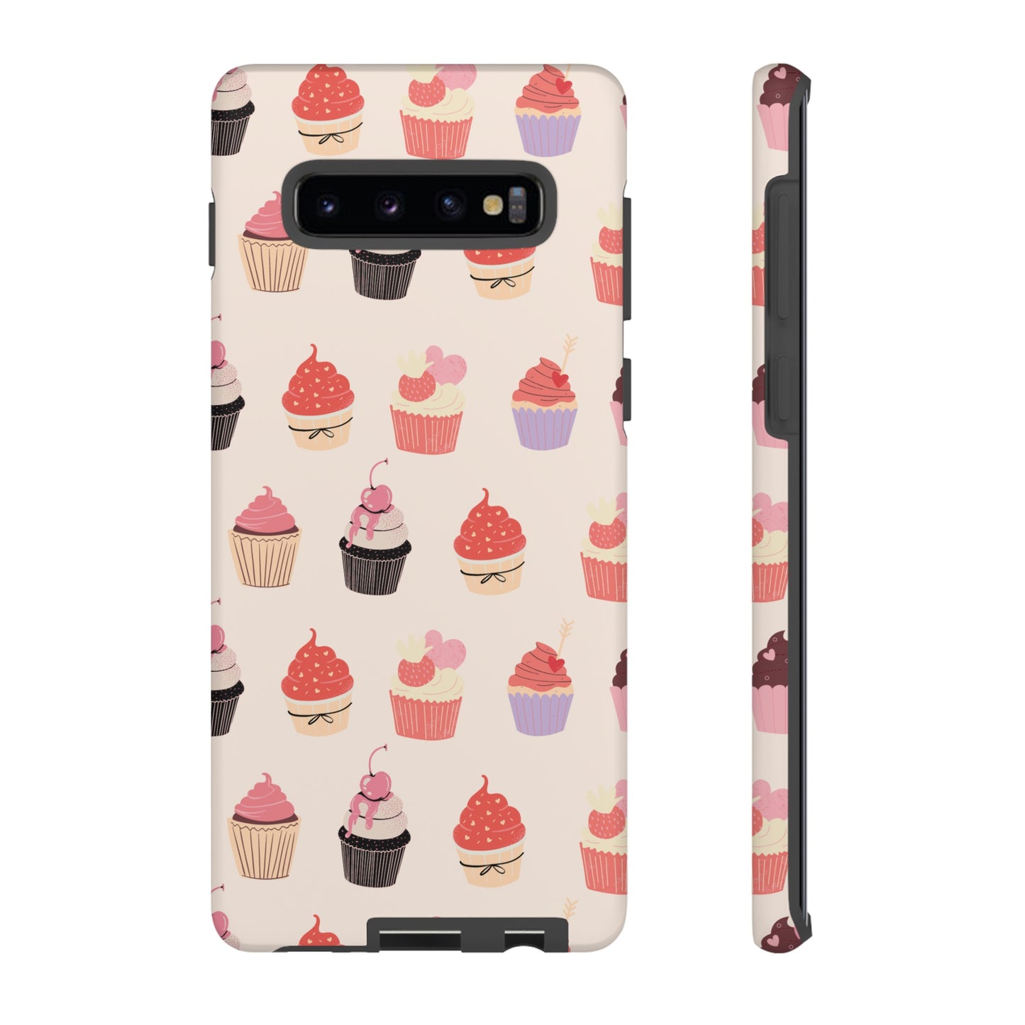 Cupcake Collage Wallpaper Phone Case | iPhone 15 Plus/ Pro, 14, 13, 12| Google Pixel 7, Pro, 5| Samsung Galaxy S23 All Major Phone Models