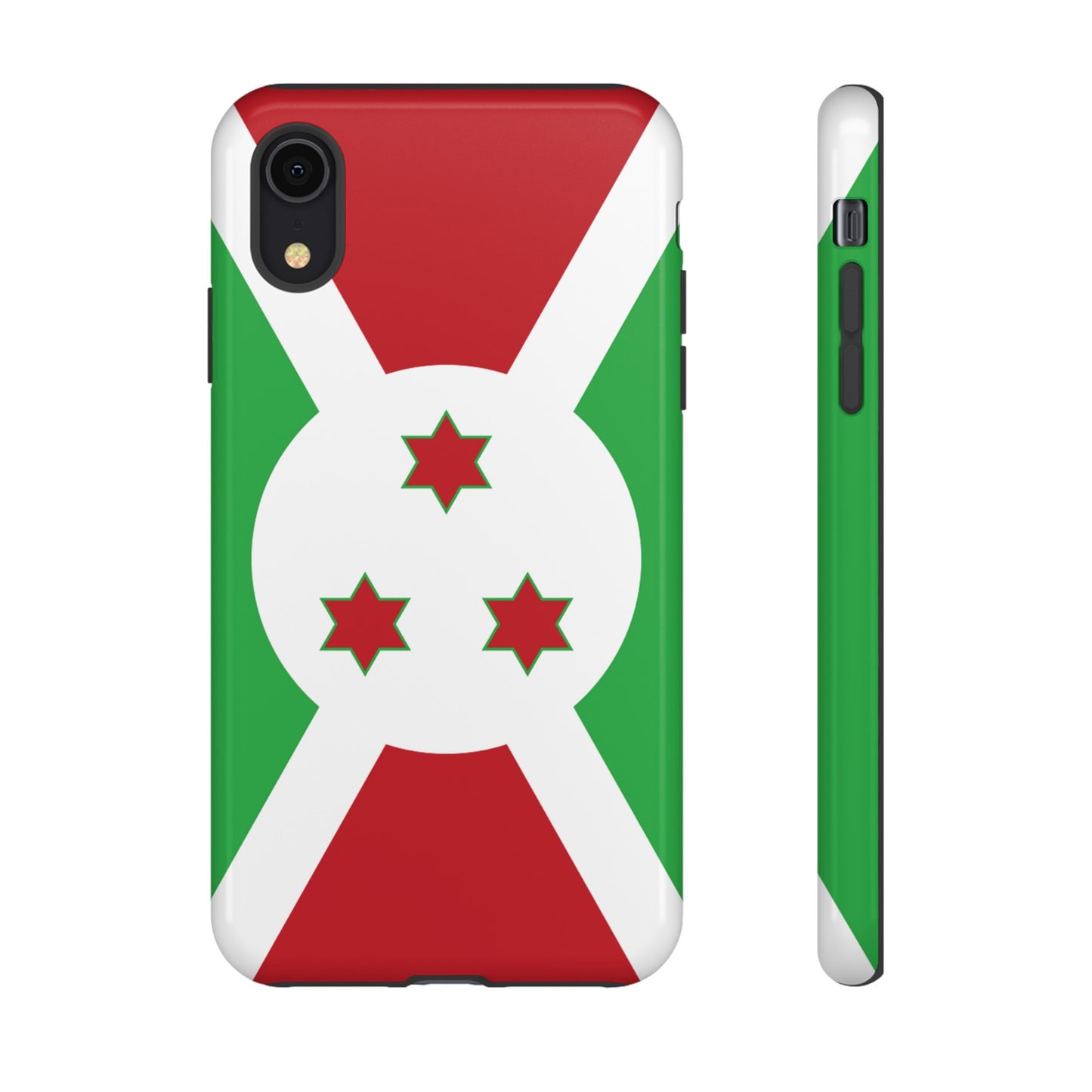 Burundi Flag Phone Case | iPhone 15 Plus/ Pro, 14, 13, 12| Google Pixel 7, Pro, 5| Samsung Galaxy S23 All Major Phone Models