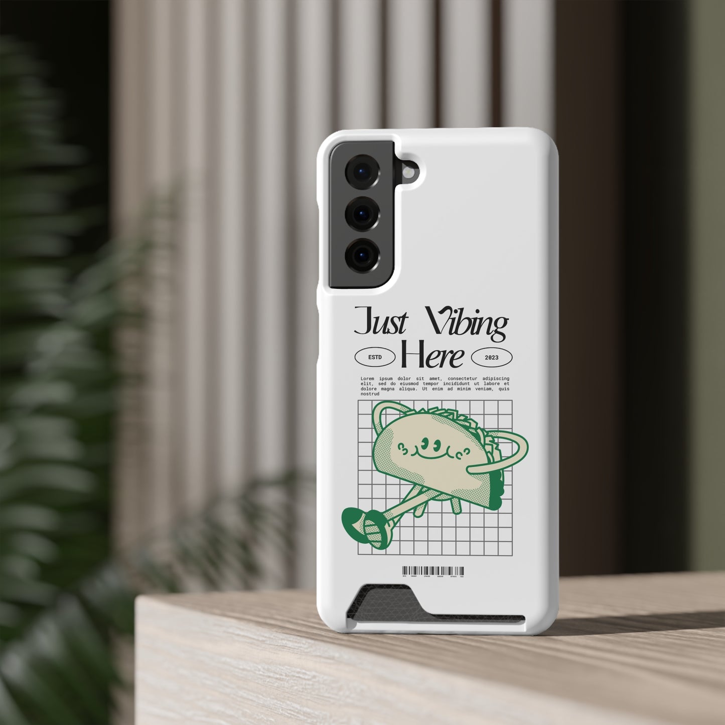 Just Vibing Here Phone Case | iPhone 15 Plus/ Pro, 14, 13, 12|Samsung Galaxy Models