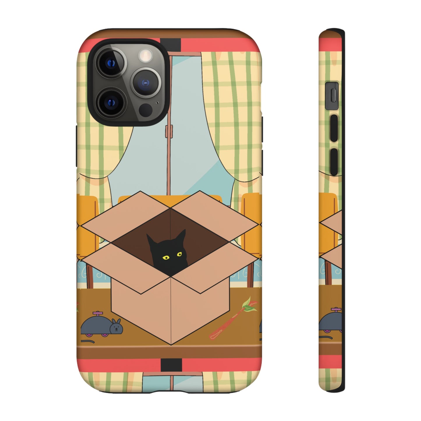 Cat In The Box Phone Case | iPhone 15 Plus/ Pro, 14, 13, 12| Google Pixel 7, Pro, 5| Samsung Galaxy S23 All Major Phone Models