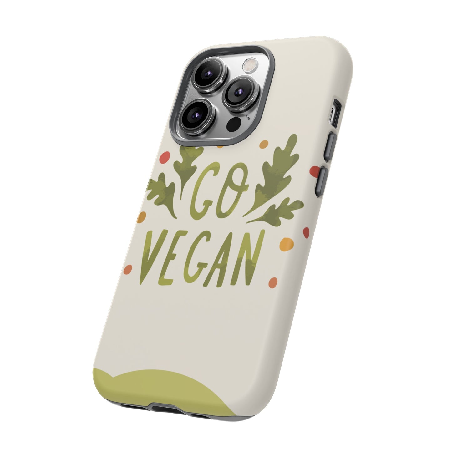 Go Vegan Wallpaper Phone Case | iPhone 15 Plus/ Pro, 14, 13, 12| Google Pixel 7, Pro, 5| Samsung Galaxy S23 All Major Phone Models