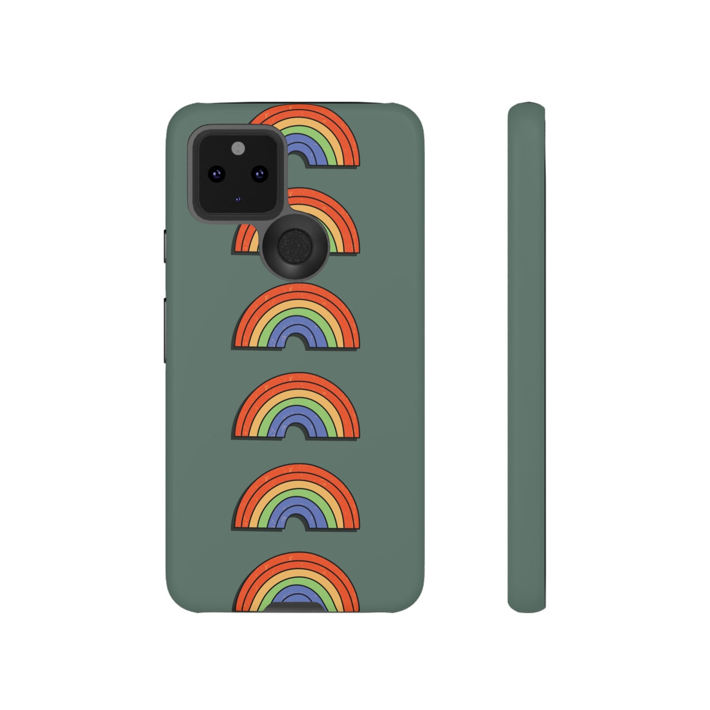 Rainbow Wallpaper Phone Case | iPhone 15 Plus/ Pro, 14, 13, 12| Google Pixel 7, Pro, 5| Samsung Galaxy S23 All Major Phone Models