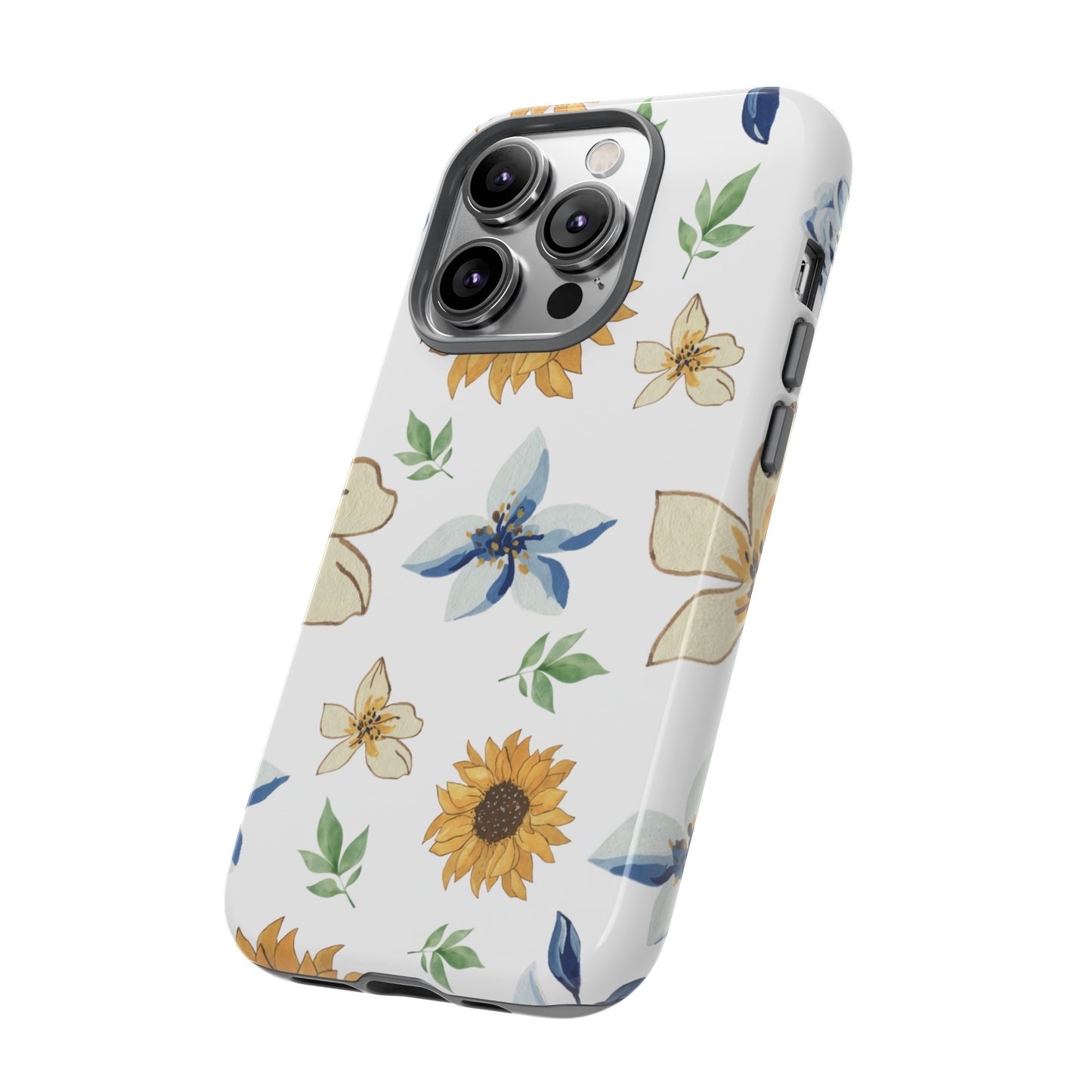 Beautiful Watercolour Flower Wallpaper Phone Case | iPhone 15 Plus/ Pro, 14, 13, 12| Google Pixel 7, Pro, 5| Samsung Galaxy S23 All Major Phone Models