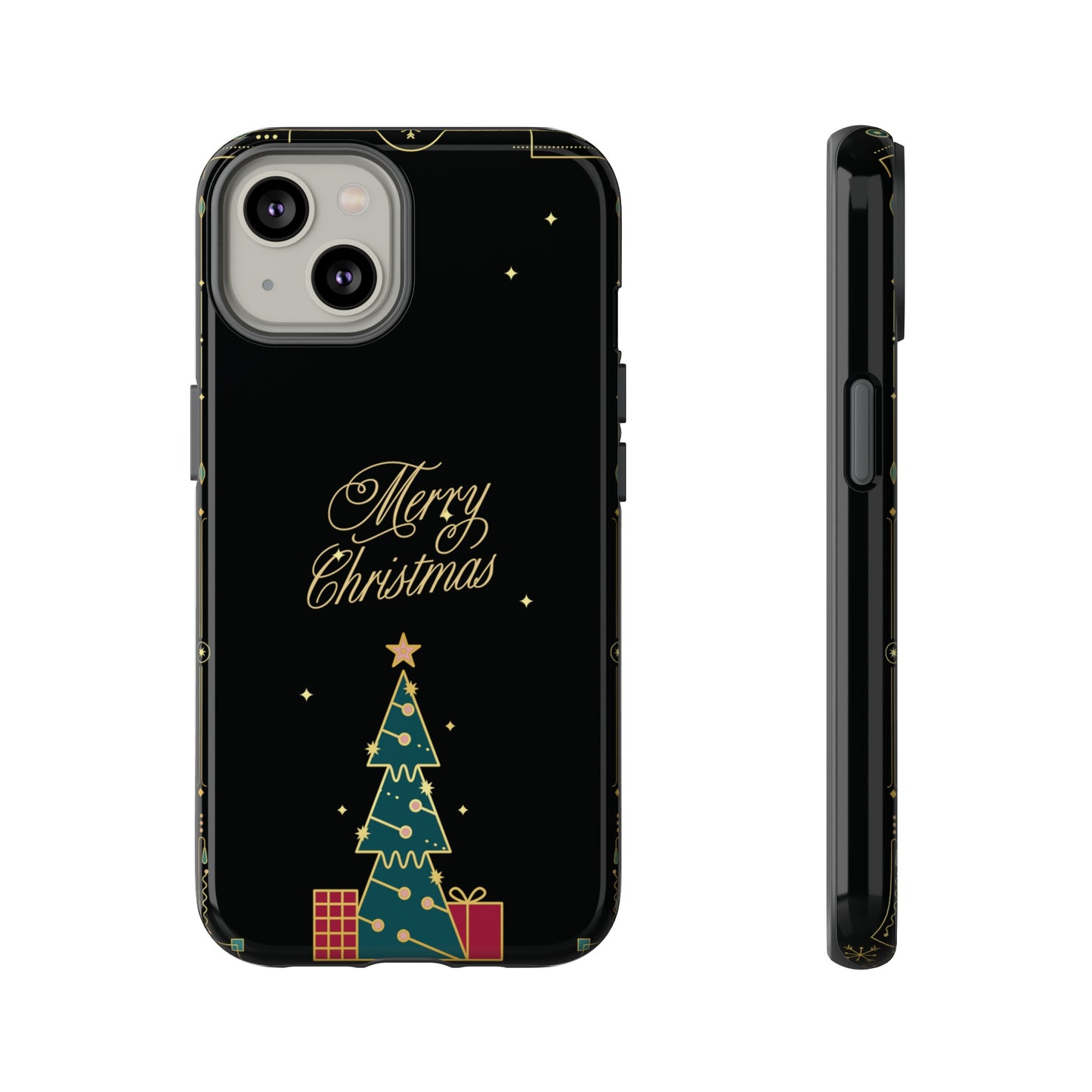 Christmas Tree Wallpaper Phone Case | iPhone 15 Plus/ Pro, 14, 13, 12| Google Pixel 7, Pro, 5| Samsung Galaxy S23 All Major Phone Models