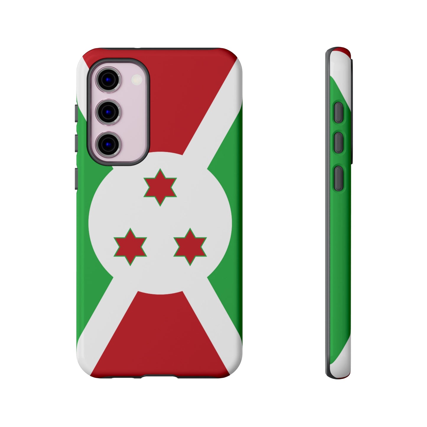 Burundi Flag Phone Case | iPhone 15 Plus/ Pro, 14, 13, 12| Google Pixel 7, Pro, 5| Samsung Galaxy S23 All Major Phone Models