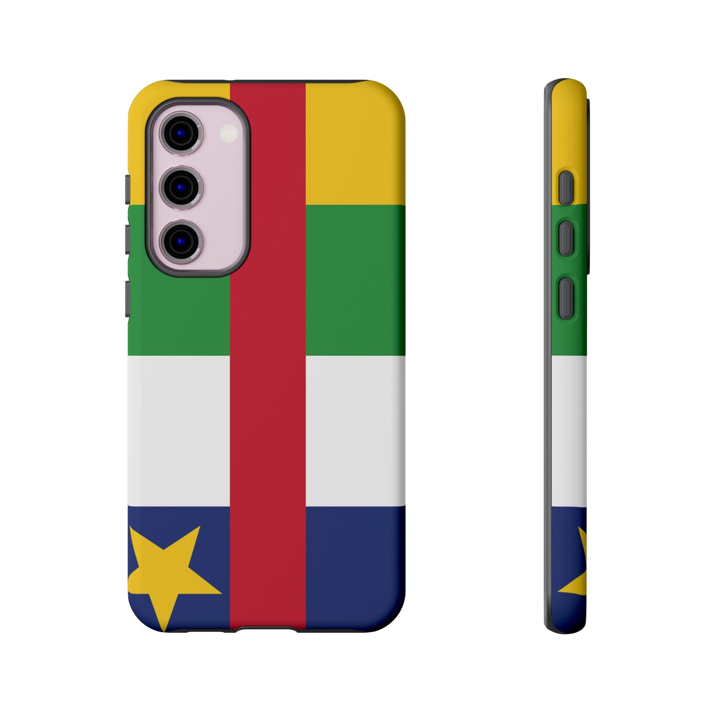 Central African Republic Flag Phone Case | iPhone 15 Plus/ Pro, 14, 13, 12| Google Pixel 7, Pro, 5| Samsung Galaxy S23 All Major Phone Models