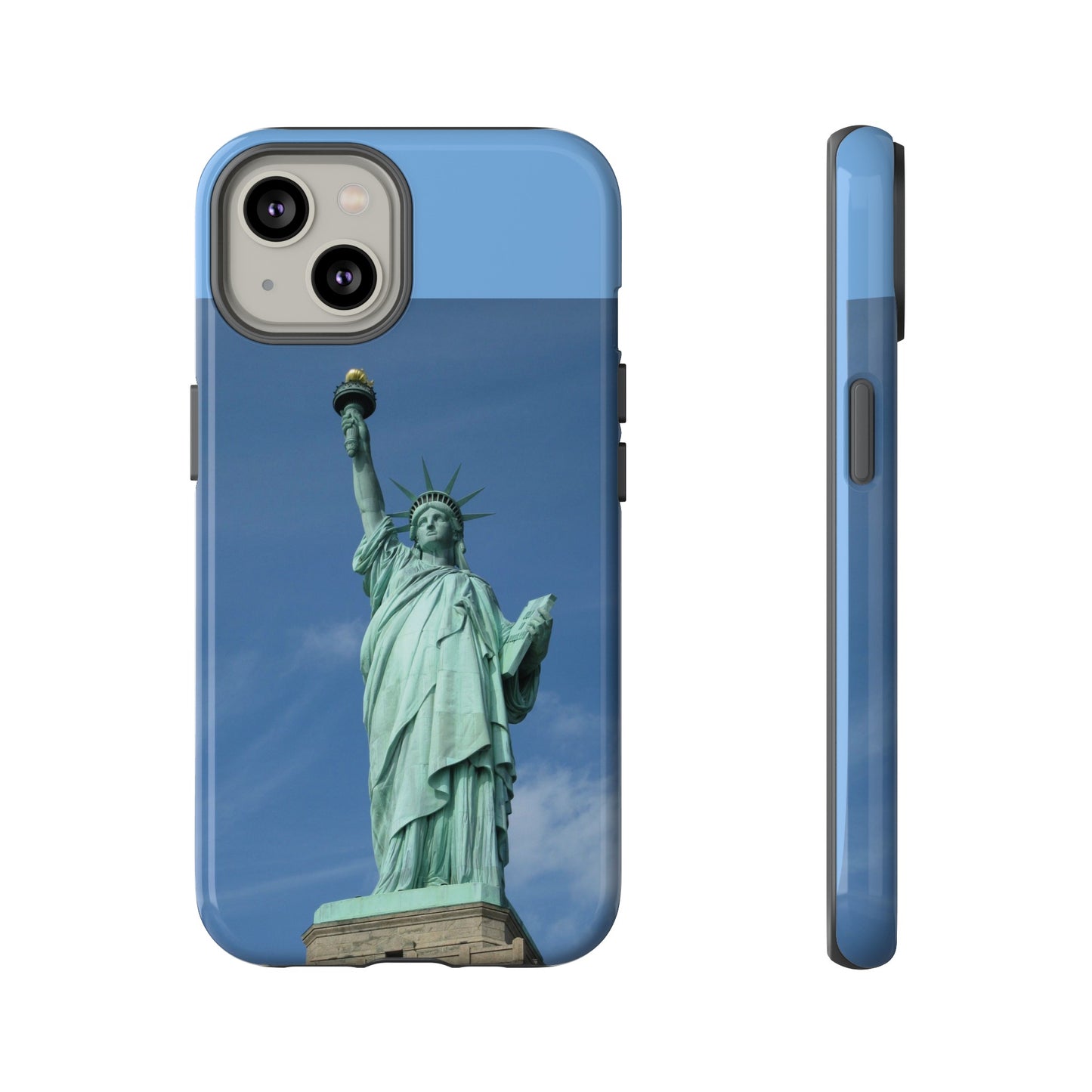 Statue Of Liberty Wallpaper Phone Case | iPhone 15 Plus/ Pro, 14, 13, 12| Google Pixel 7, Pro, 5| Samsung Galaxy S23 All Major Phone Models