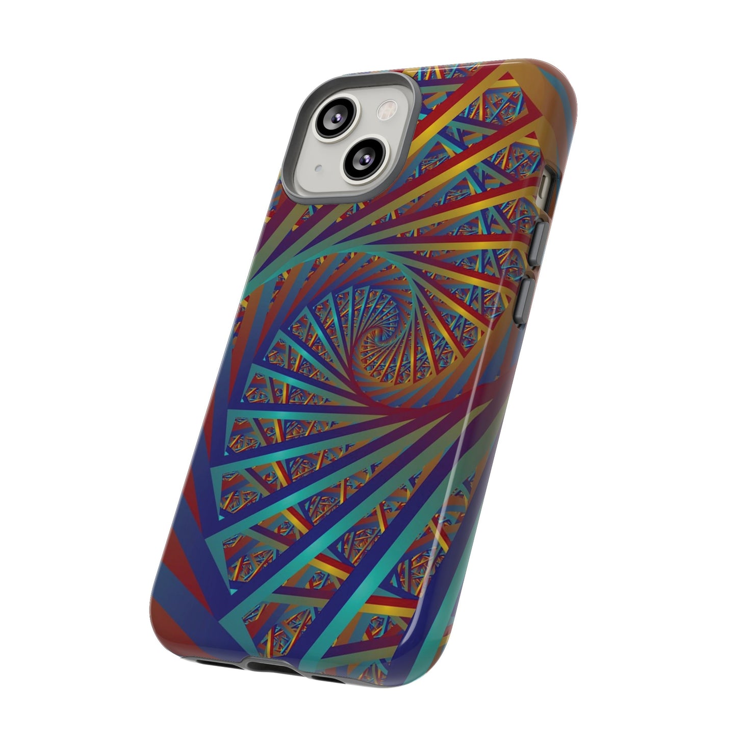 Colourful Spiral Wallpaper Phone Case | iPhone 15 Plus/ Pro, 14, 13, 12| Google Pixel 7, Pro, 5| Samsung Galaxy S23 All Major Phone Models