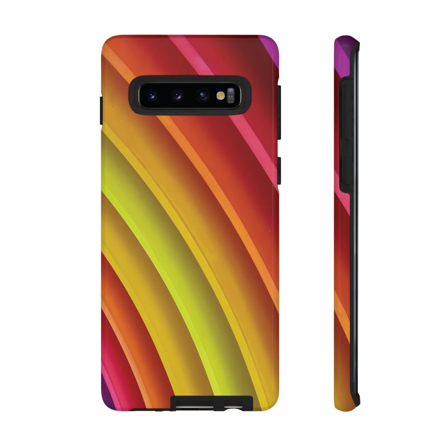 Curved Colourful Wallpaper Phone Case | iPhone 15 Plus/ Pro, 14, 13, 12| Google Pixel 7, Pro, 5| Samsung Galaxy S23 All Major Phone Models