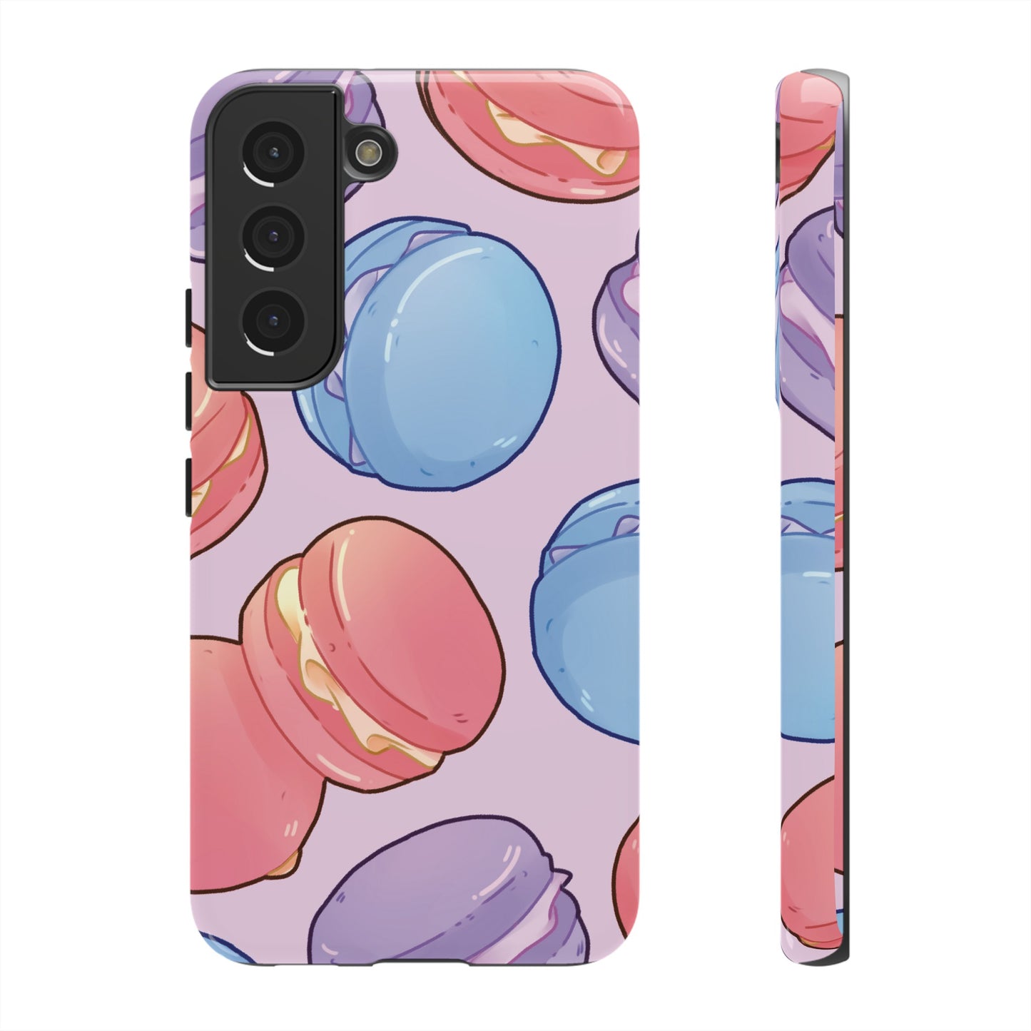 Macaron Wallpaper Phone Case | iPhone 15 Plus/ Pro, 14, 13, 12| Google Pixel 7, Pro, 5| Samsung Galaxy S23 All Major Phone Models