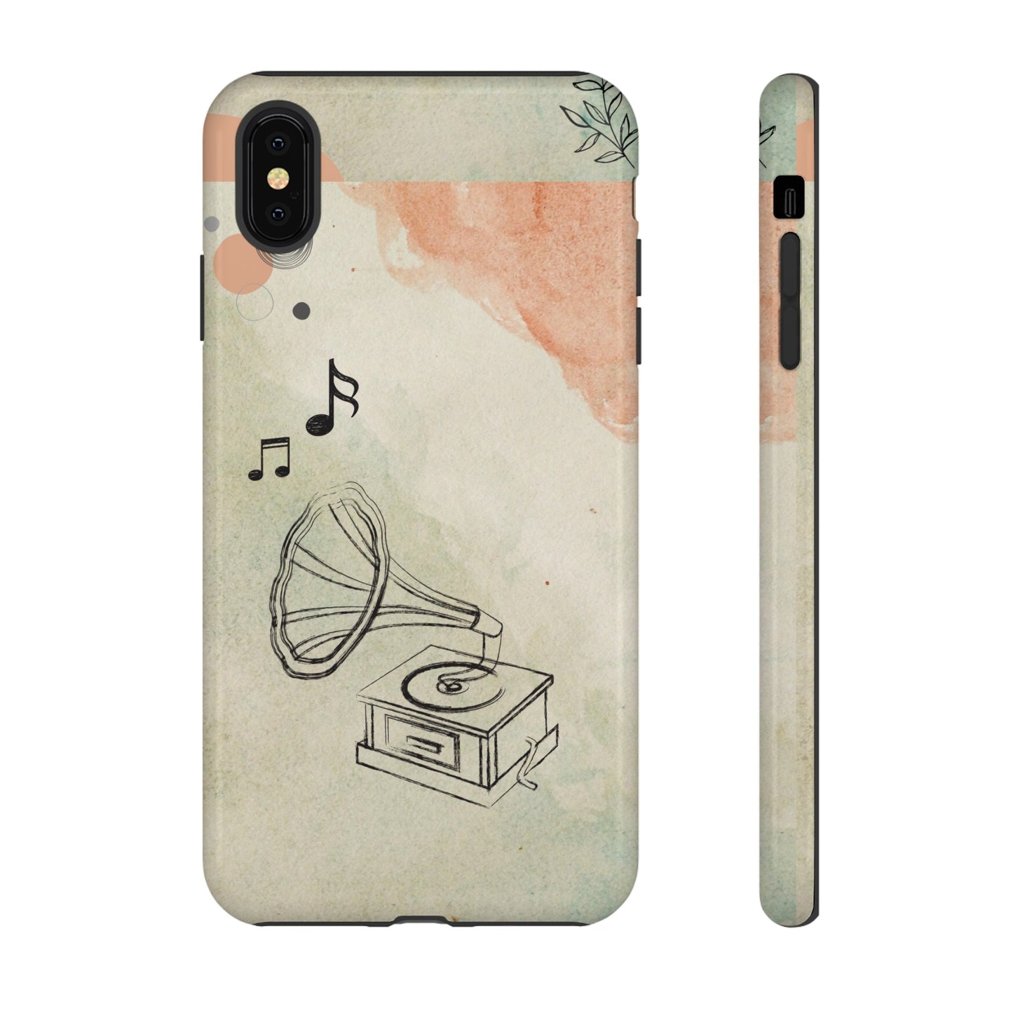 Record Player Wallpaper Phone Case | iPhone 15 Plus/ Pro, 14, 13, 12| Google Pixel 7, Pro, 5| Samsung Galaxy S23 All Major Phone Models