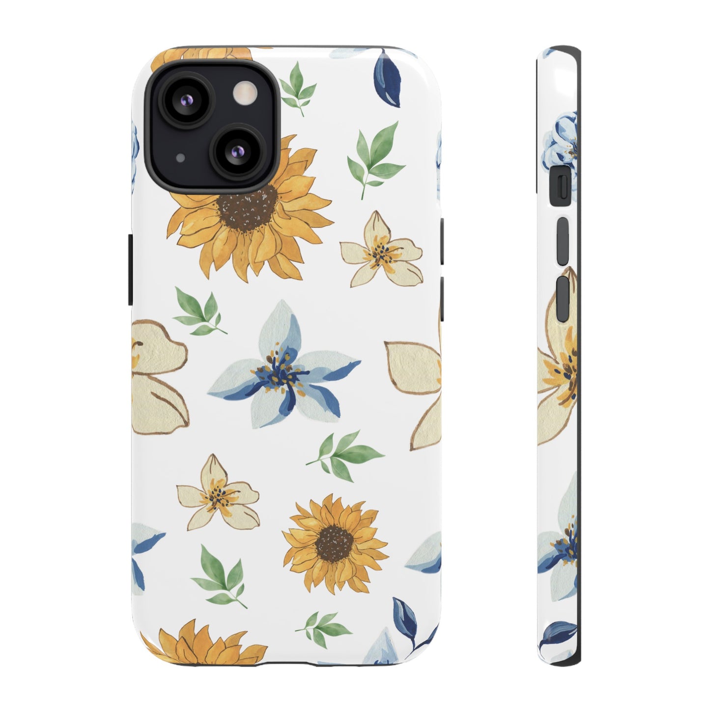 Beautiful Watercolour Flower Wallpaper Phone Case | iPhone 15 Plus/ Pro, 14, 13, 12| Google Pixel 7, Pro, 5| Samsung Galaxy S23 All Major Phone Models