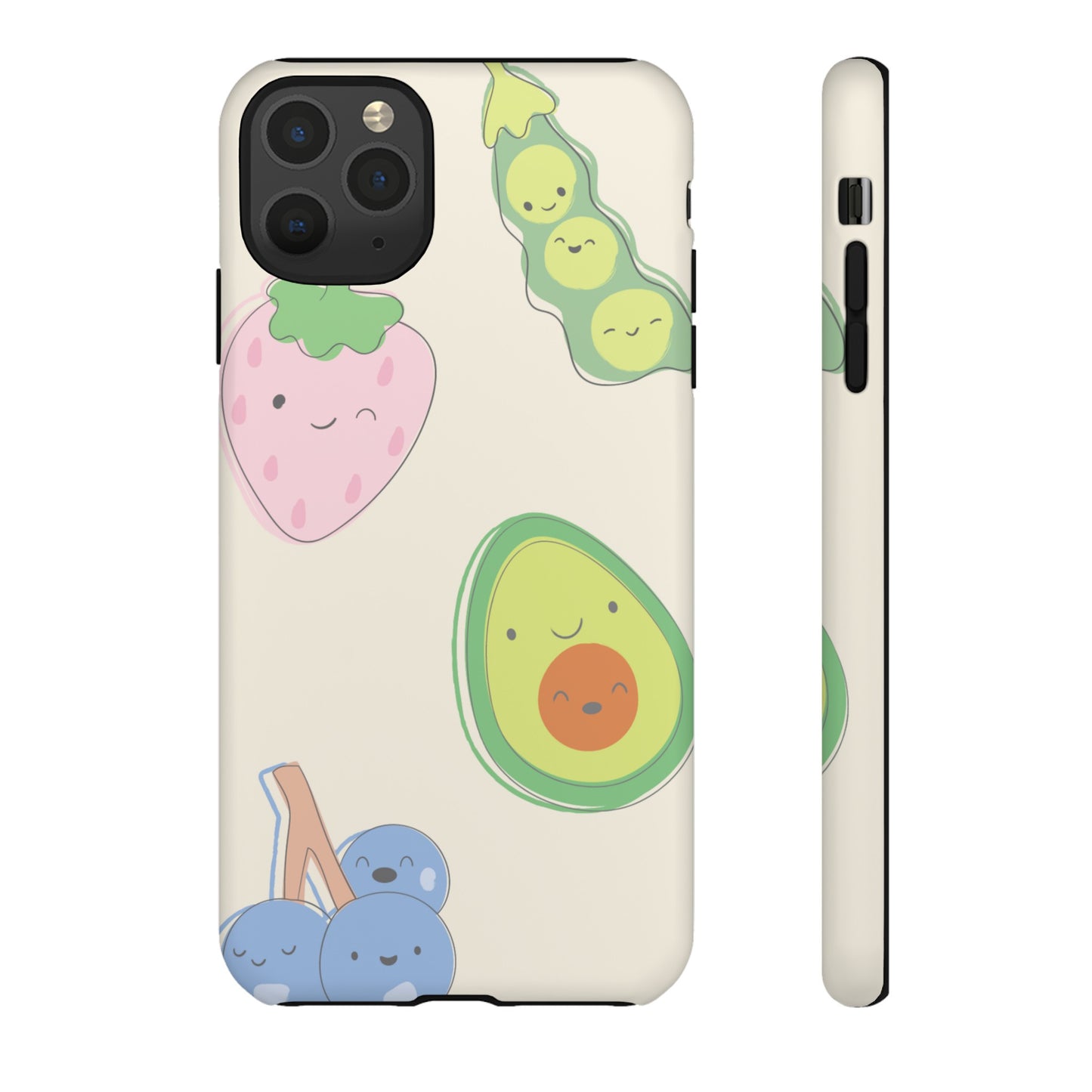 Happy Food Wallpaper Phone Case | iPhone 15 Plus/ Pro, 14, 13, 12| Google Pixel 7, Pro, 5| Samsung Galaxy S23 All Major Phone Models