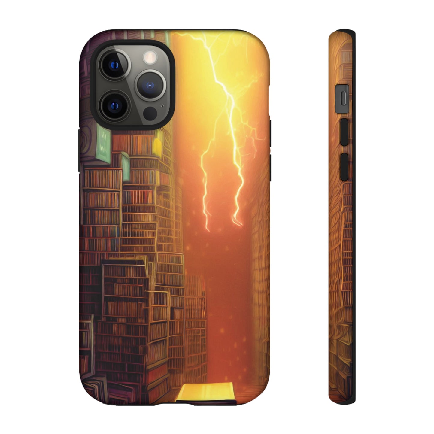 Lightning in the Library Wallpaper Phone Case | iPhone 15 Plus/ Pro, 14, 13, 12| Google Pixel 7, Pro, 5| Samsung Galaxy S23 All Major Phone Models