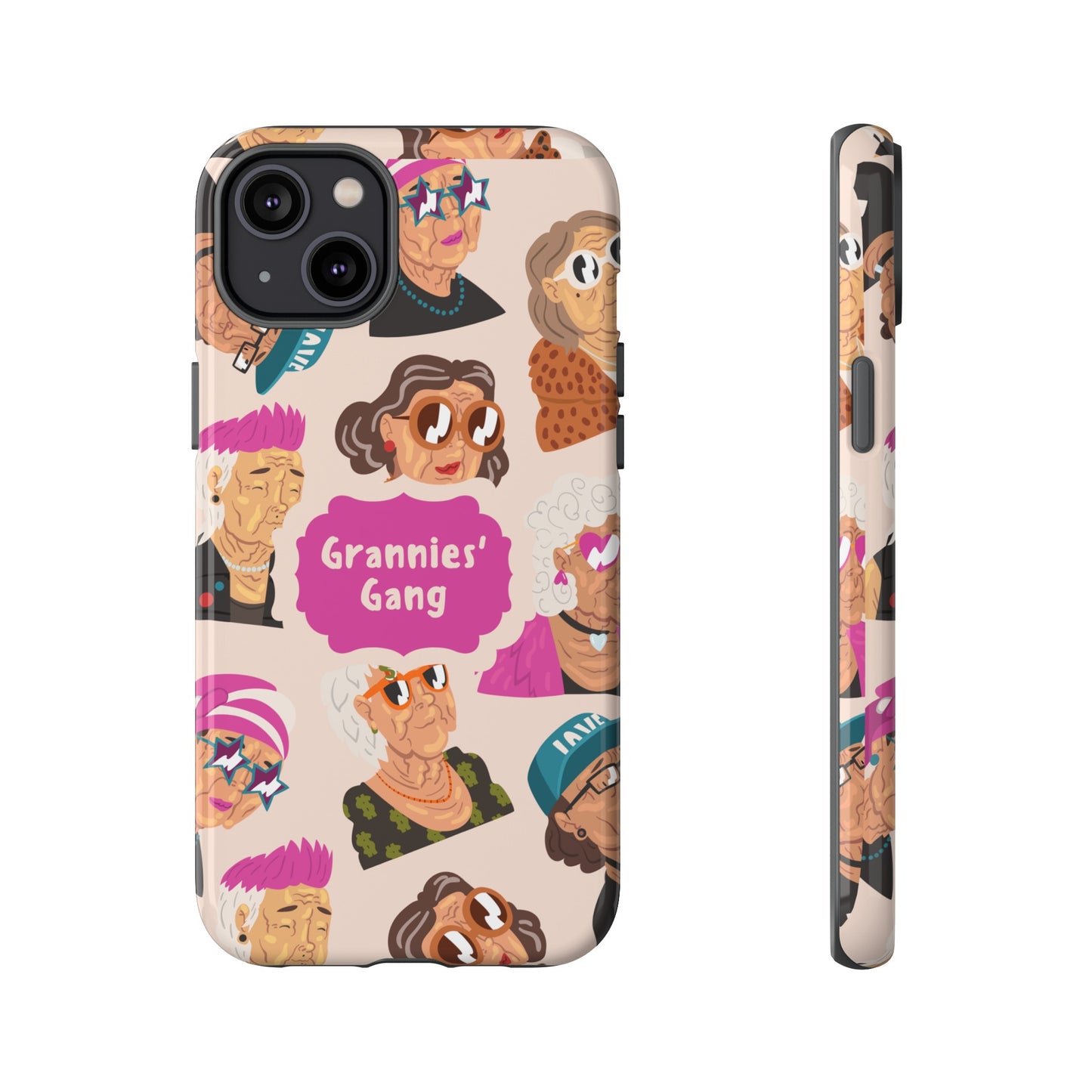 Grannies' Gang Wallpaper Phone Case | iPhone 15 Plus/ Pro, 14, 13, 12| Google Pixel 7, Pro, 5| Samsung Galaxy S23 All Major Phone Models