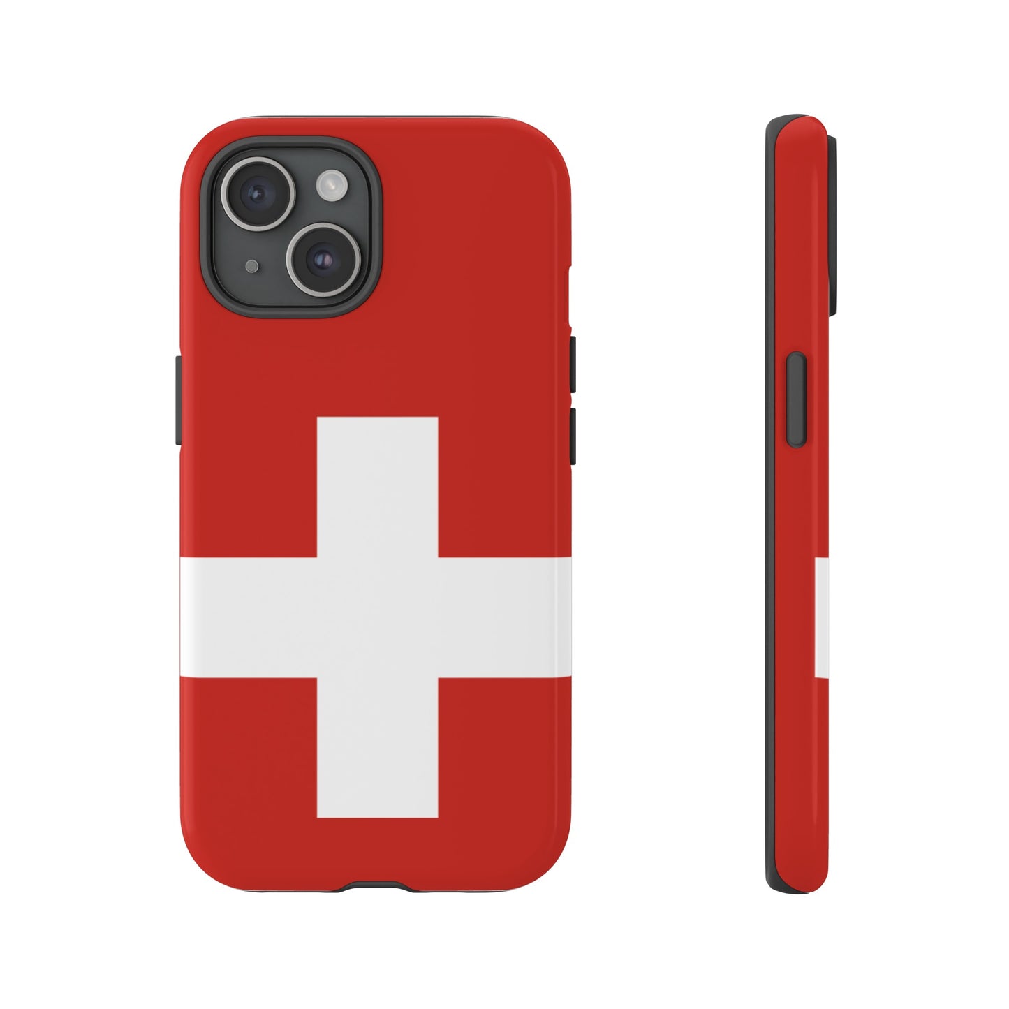 Switzerland Flag Phone Case | iPhone 15 Plus/ Pro, 14, 13, 12| Google Pixel 7, Pro, 5| Samsung Galaxy S23 All Major Phone Models