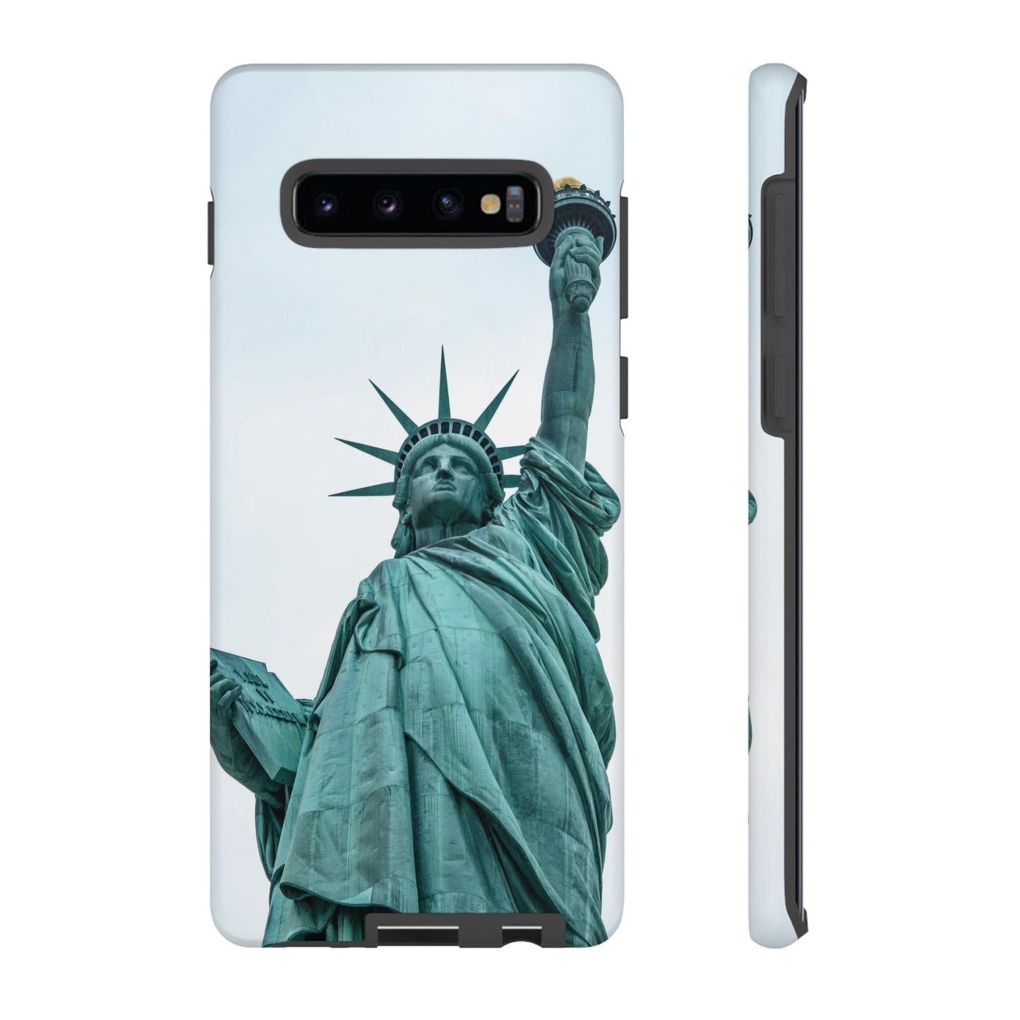 Statue of Liberty Wallpaper Phone Case | iPhone 15 Plus/ Pro, 14, 13, 12| Google Pixel 7, Pro, 5| Samsung Galaxy S23 All Major Phone Models