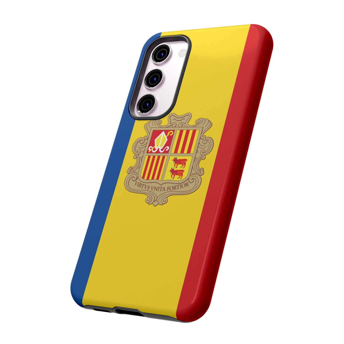 Andorra Flag Phone Case | iPhone 15 Plus/ Pro, 14, 13, 12| Google Pixel 7, Pro, 5| Samsung Galaxy S23 All Major Phone Models