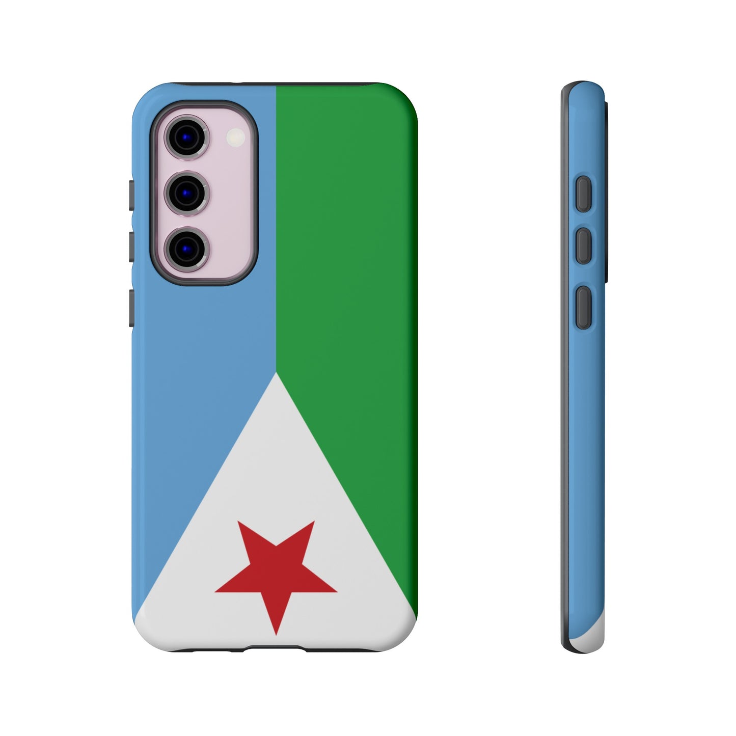 Djibouti Flag Phone Case | iPhone 15 Plus/ Pro, 14, 13, 12| Google Pixel 7, Pro, 5| Samsung Galaxy S23 All Major Phone Models