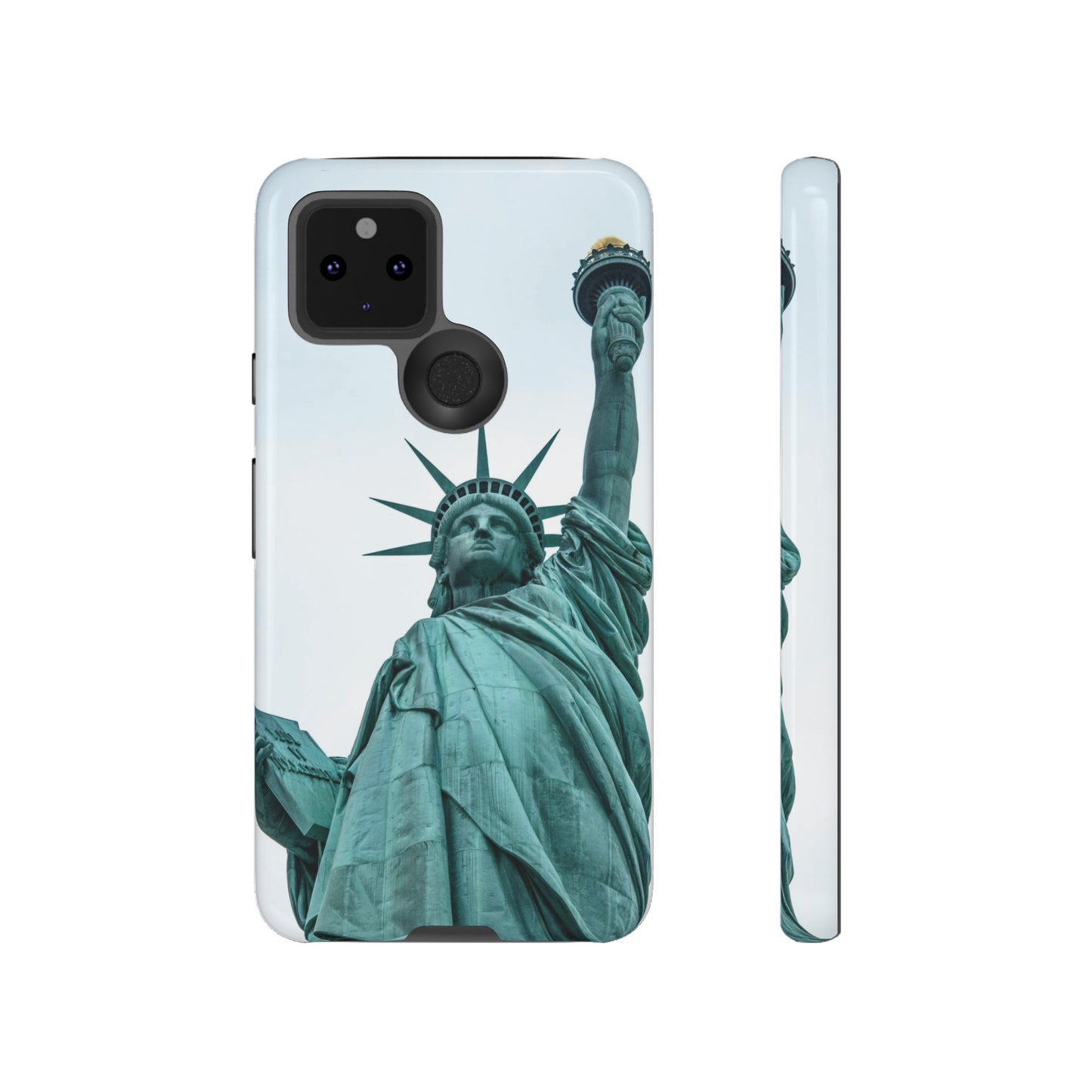 Statue of Liberty Wallpaper Phone Case | iPhone 15 Plus/ Pro, 14, 13, 12| Google Pixel 7, Pro, 5| Samsung Galaxy S23 All Major Phone Models