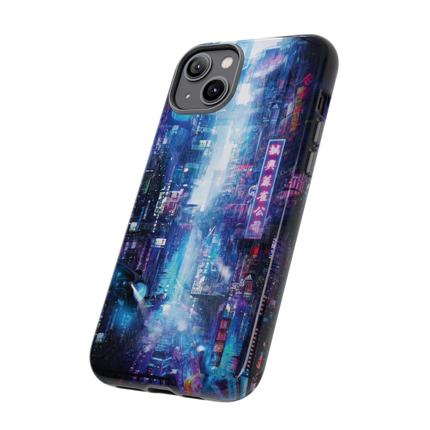 Night Life Futuristic City Wallpaper Phone Case | iPhone 15 Plus/ Pro, 14, 13, 12| Google Pixel 7, Pro, 5| Samsung Galaxy S23 All Major Phone Models