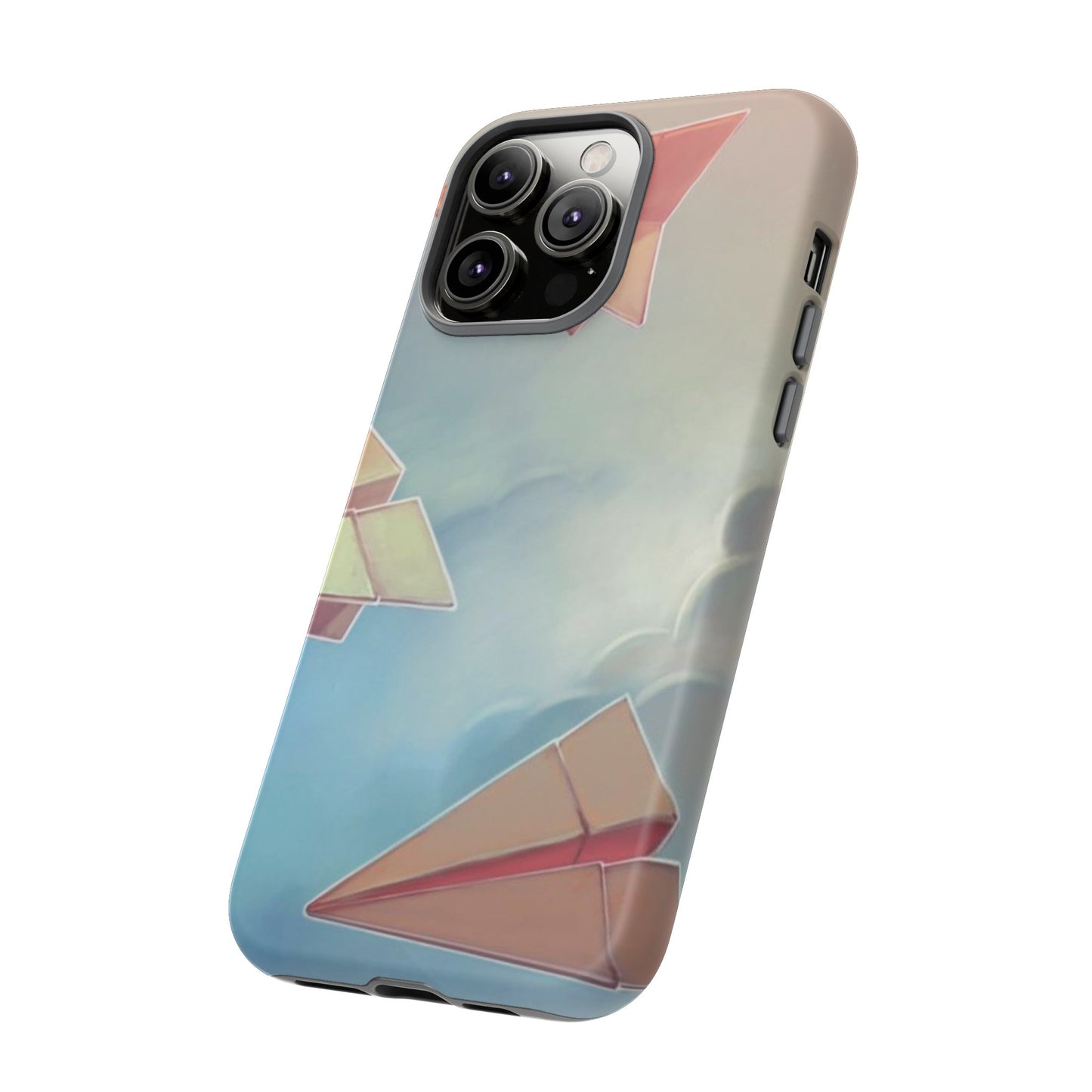 Paper Plane Wallpaper Phone Case | iPhone 15 Plus/ Pro, 14, 13, 12| Google Pixel 7, Pro, 5| Samsung Galaxy S23 All Major Phone Models