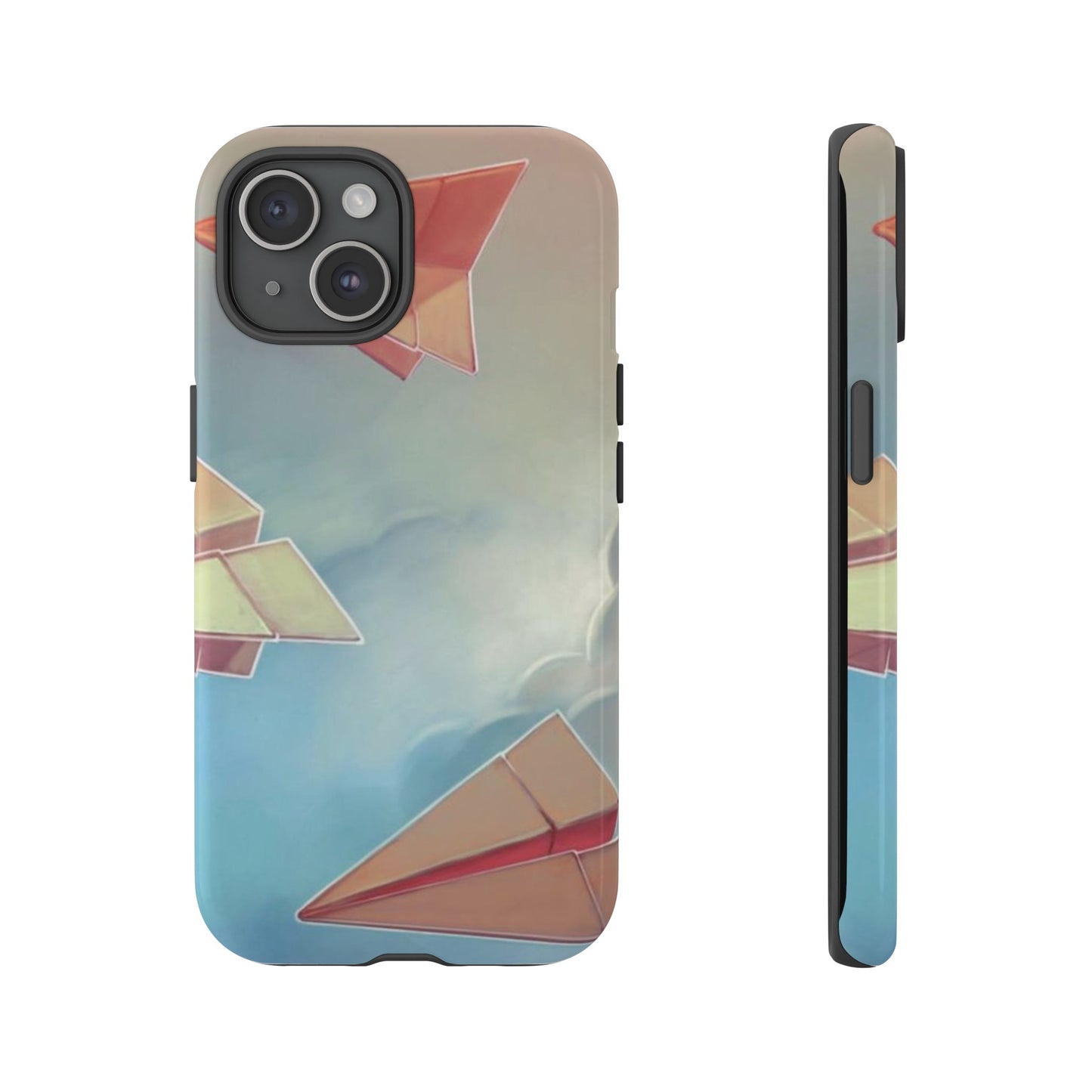 Paper Plane Wallpaper Phone Case | iPhone 15 Plus/ Pro, 14, 13, 12| Google Pixel 7, Pro, 5| Samsung Galaxy S23 All Major Phone Models