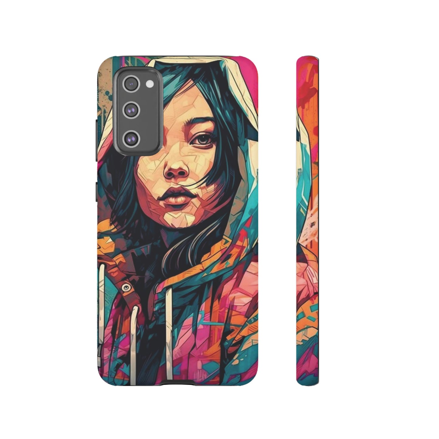 Girl Painting Wallpaper Phone Case | iPhone 15 Plus/ Pro, 14, 13, 12| Google Pixel 7, Pro, 5| Samsung Galaxy S23 All Major Phone Models