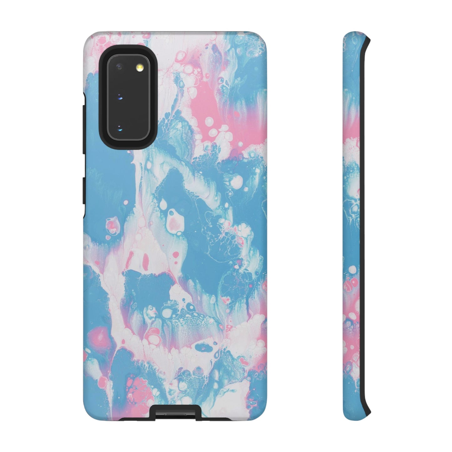 Baby Pink & Blue Resin Inspired Phone Case |iPhone 15 Plus/ Pro, 14, 13, 12|Google Pixel 7, Pro, 5|Samsung Galaxy S23 All Major Phone Models