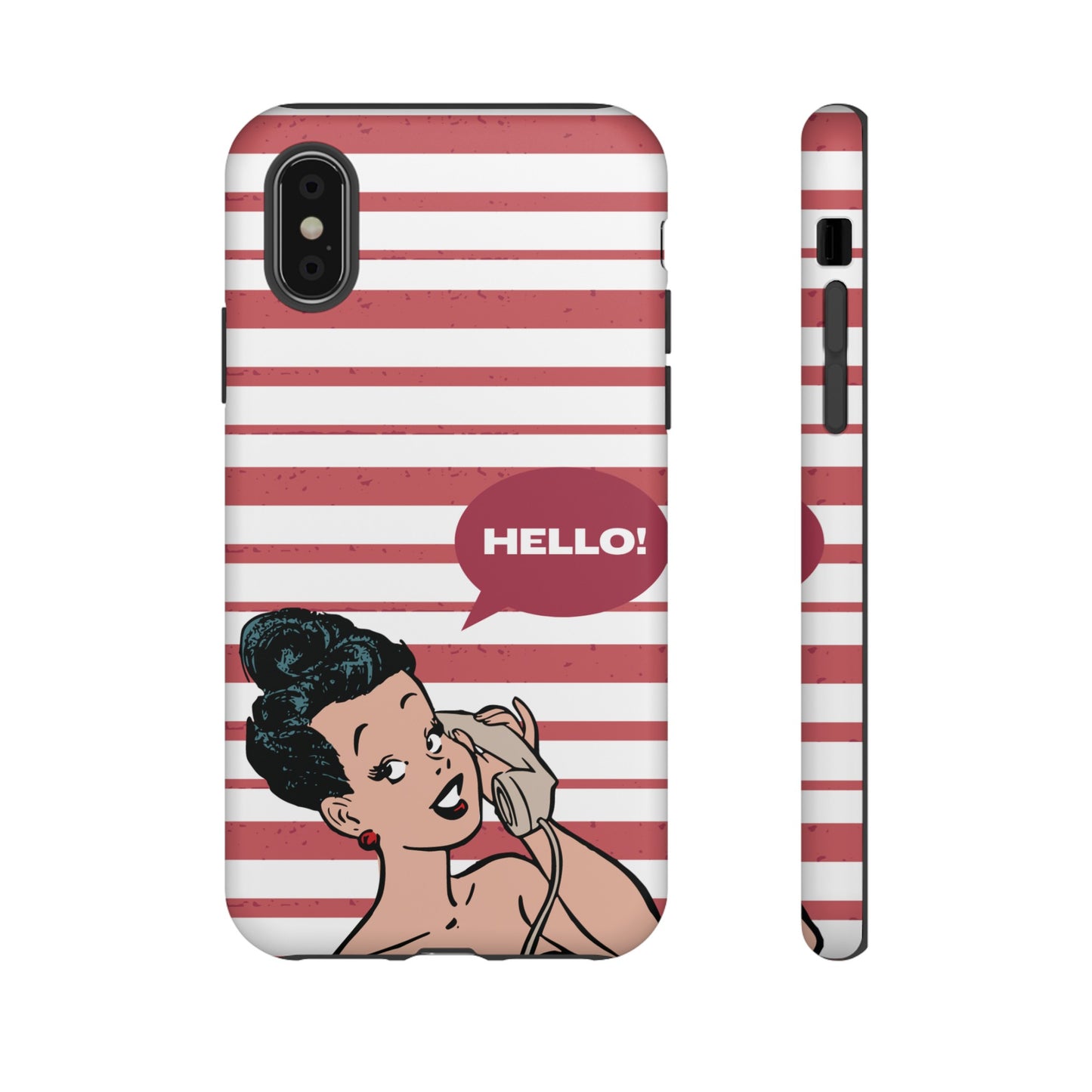 Hello! Wallpaper Phone Case | iPhone 15 Plus/ Pro, 14, 13, 12| Google Pixel 7, Pro, 5| Samsung Galaxy S23 All Major Phone Models