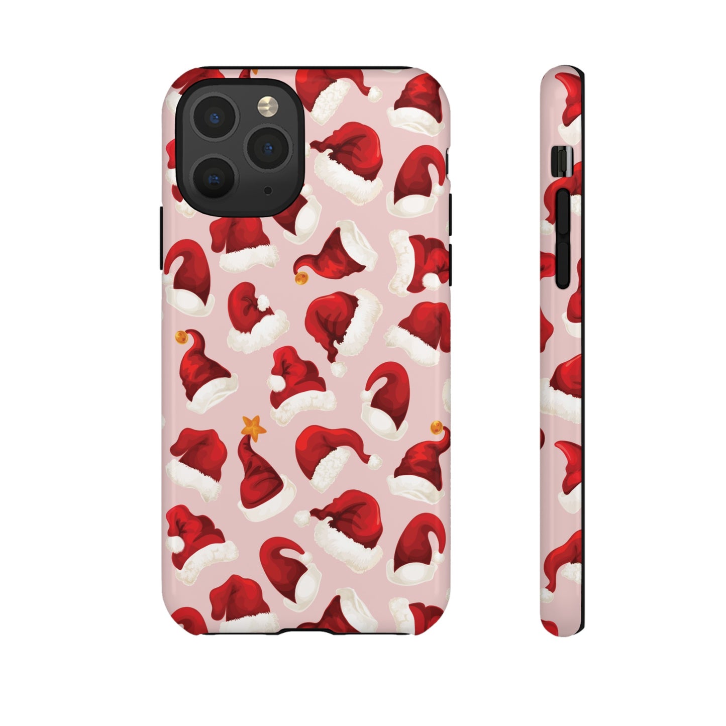 Christmas Hat Wallpaper Phone Case | iPhone 15 Plus/ Pro, 14, 13, 12| Google Pixel 7, Pro, 5| Samsung Galaxy S23 All Major Phone Models