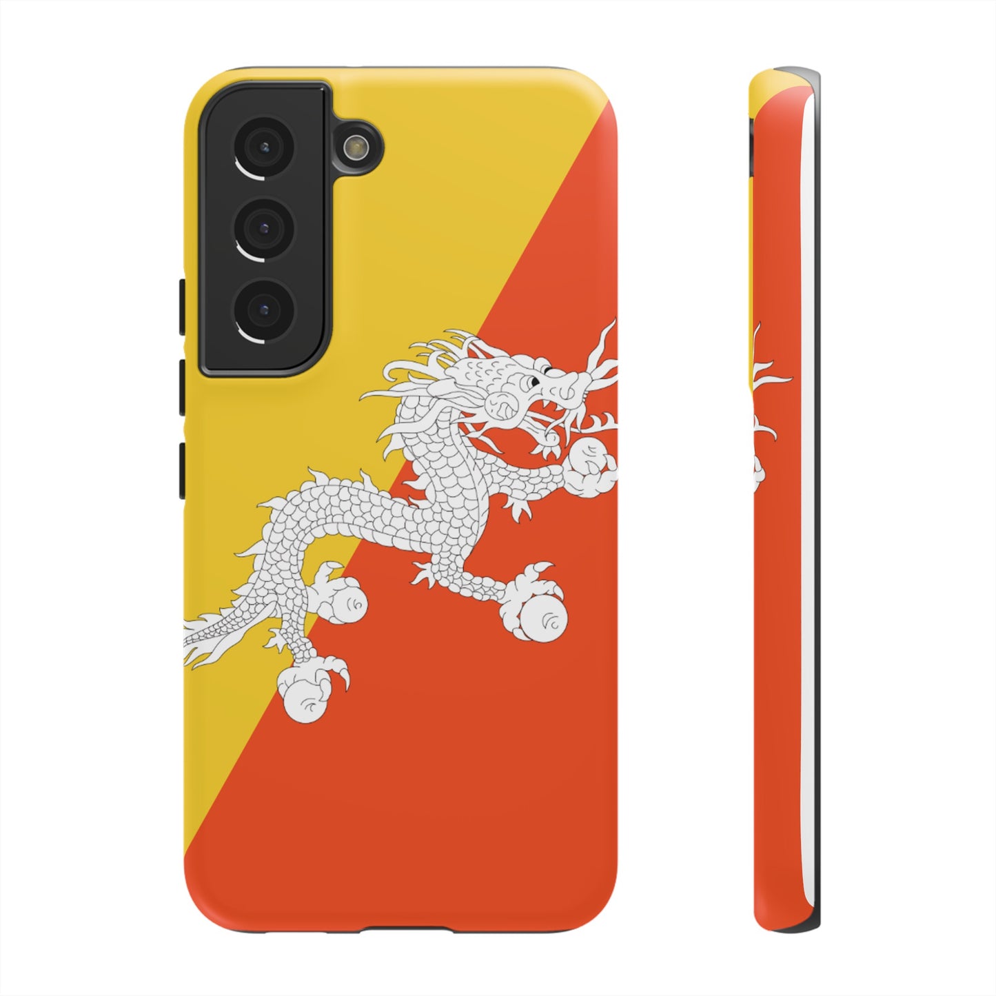 Bhutan Flag Phone Case | iPhone 15 Plus/ Pro, 14, 13, 12| Google Pixel 7, Pro, 5| Samsung Galaxy S23 All Major Phone Models