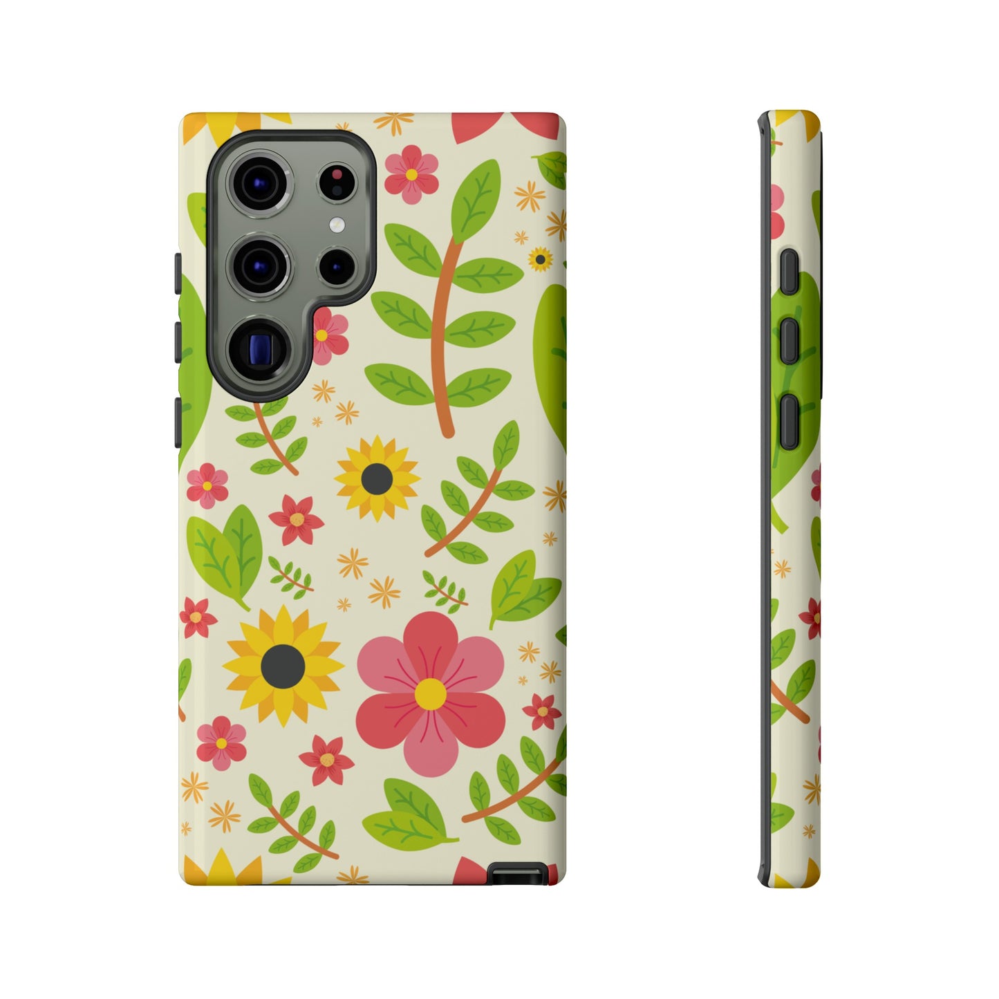 Botanical Flowers Phone Case | iPhone 15 Plus/ Pro, 14, 13, 12| Google Pixel 7, Pro, 5| Samsung Galaxy S23 All Major Phone Models