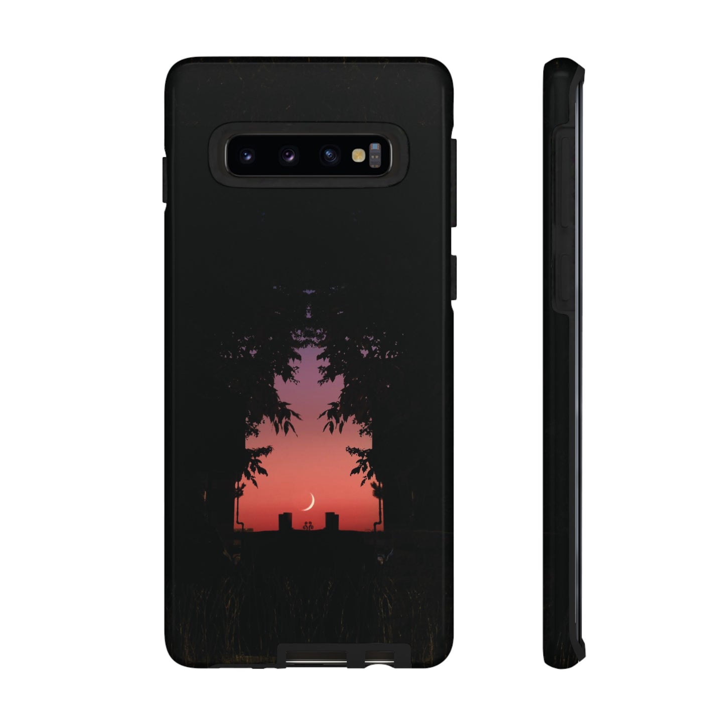 Crescent Night Wallpaper Phone Case | iPhone 15 Plus/ Pro, 14, 13, 12| Google Pixel 7, Pro, 5| Samsung Galaxy S23 All Major Phone Models