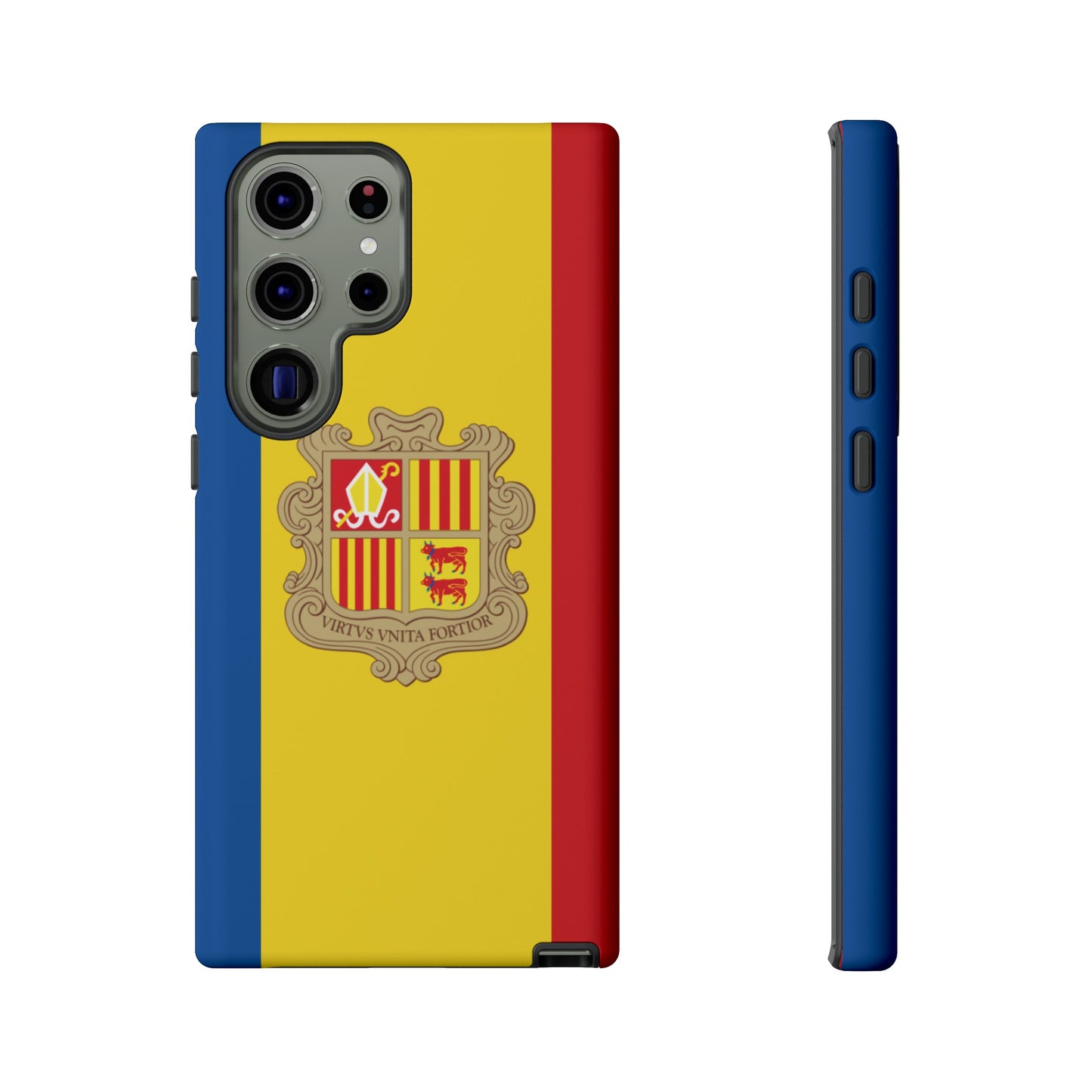 Andorra Flag Phone Case | iPhone 15 Plus/ Pro, 14, 13, 12| Google Pixel 7, Pro, 5| Samsung Galaxy S23 All Major Phone Models